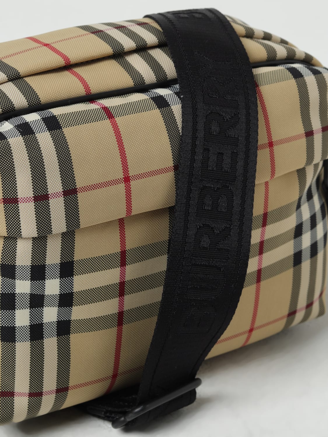 Burberry check fabric bag