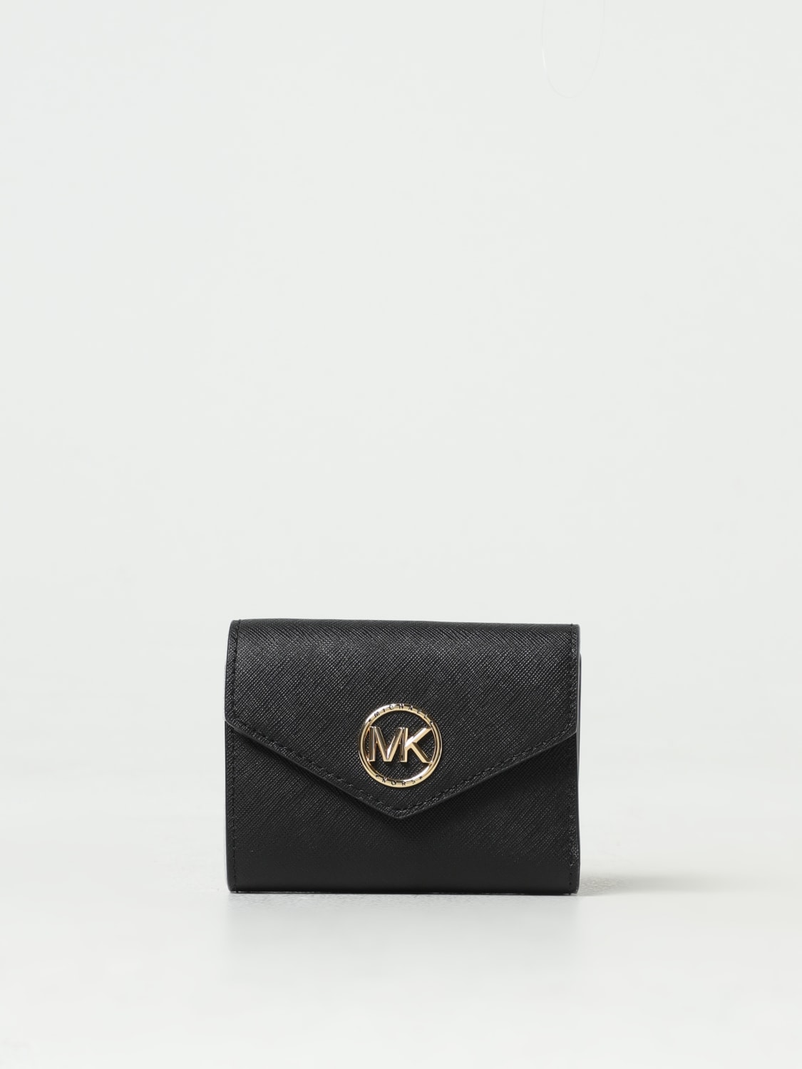 MICHAEL MICHAEL KORS: Michael Kors saffiano leather wallet - Black | Michael  Michael Kors wallet 34S1GNME6L online at GIGLIO.COM