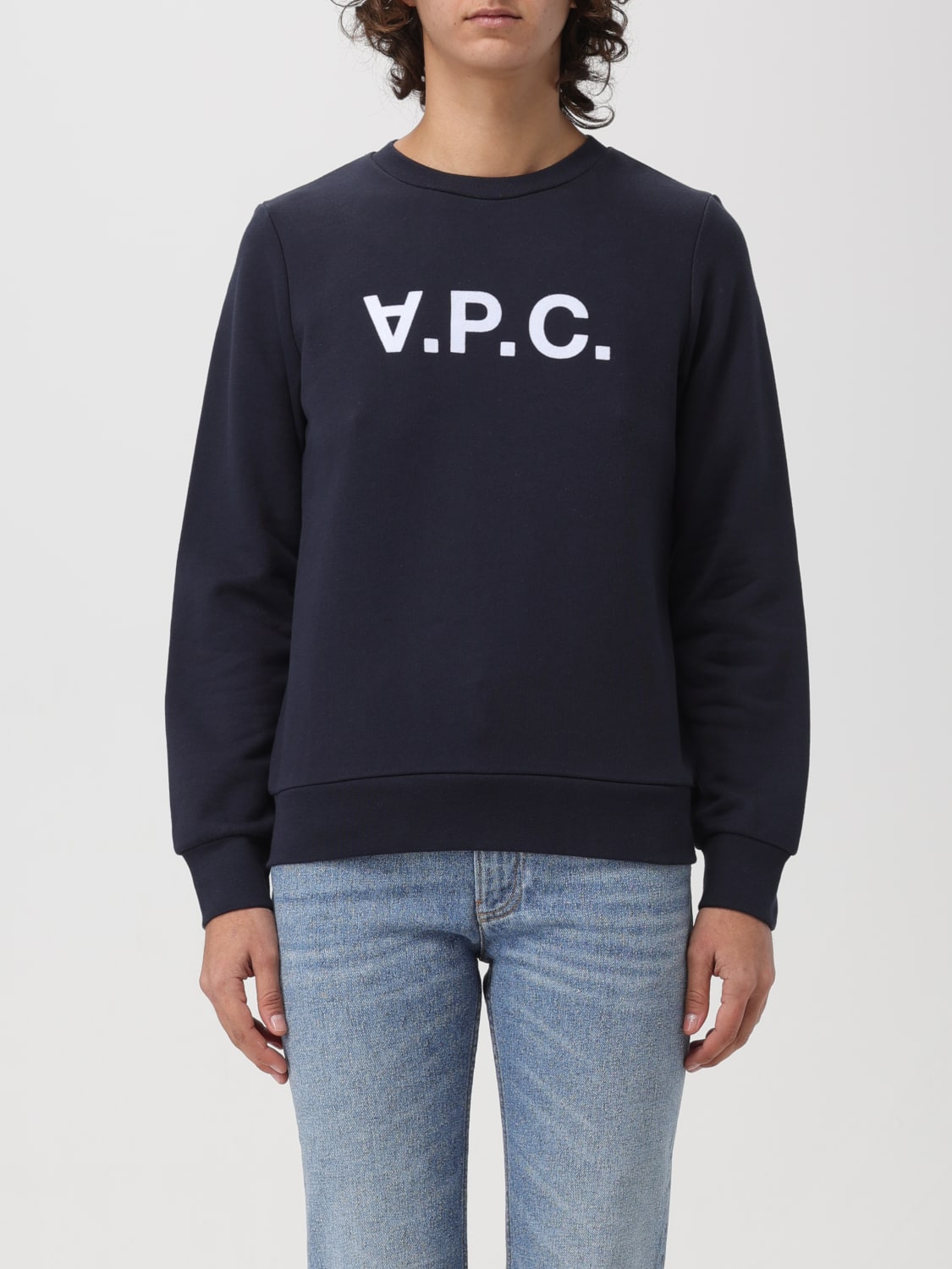 A.P.C. SWEATSHIRT: Sweater woman A.P.C., Blue - Img 1