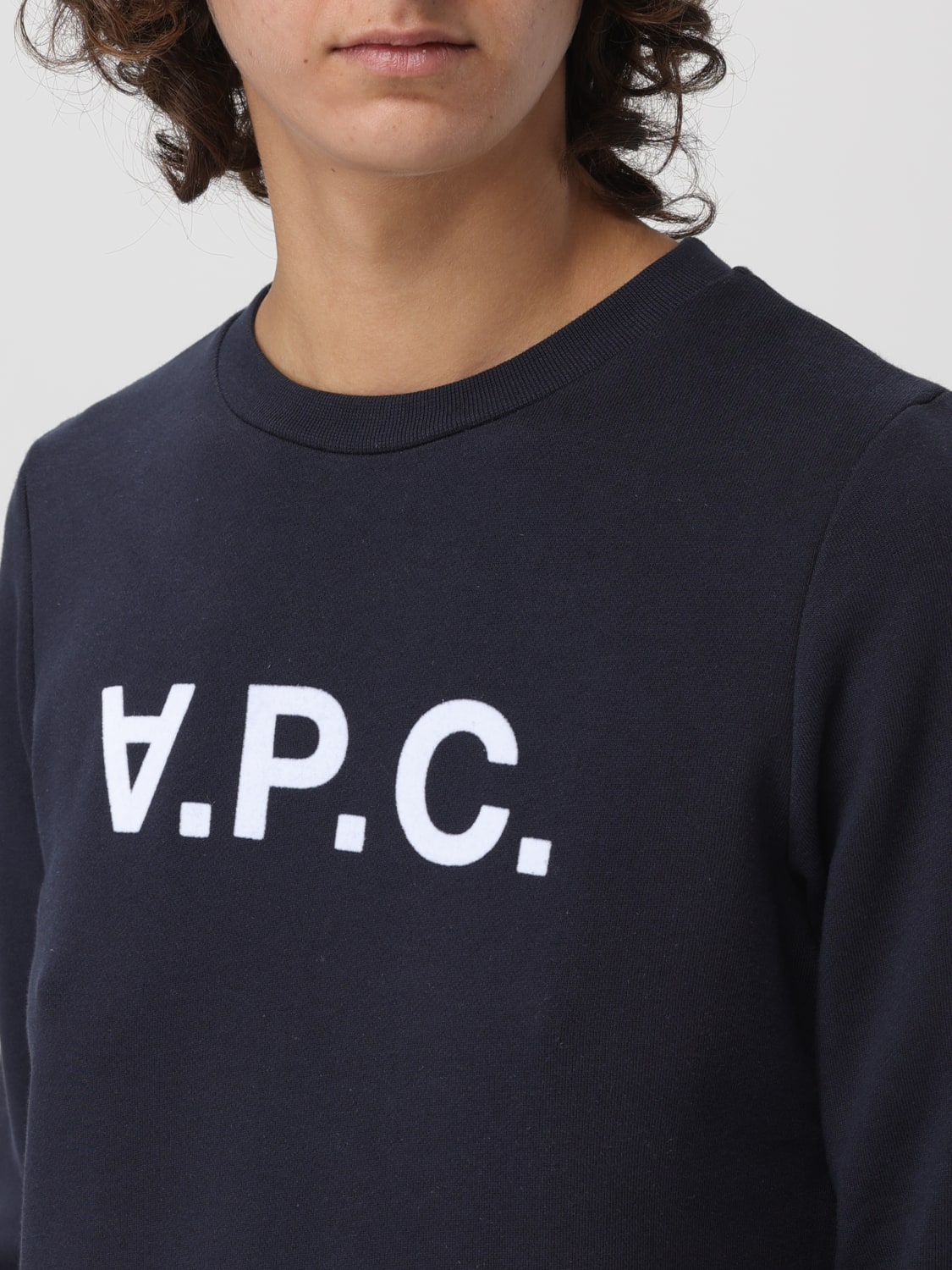 A.P.C. SWEATSHIRT: Sweater woman A.P.C., Blue - Img 3