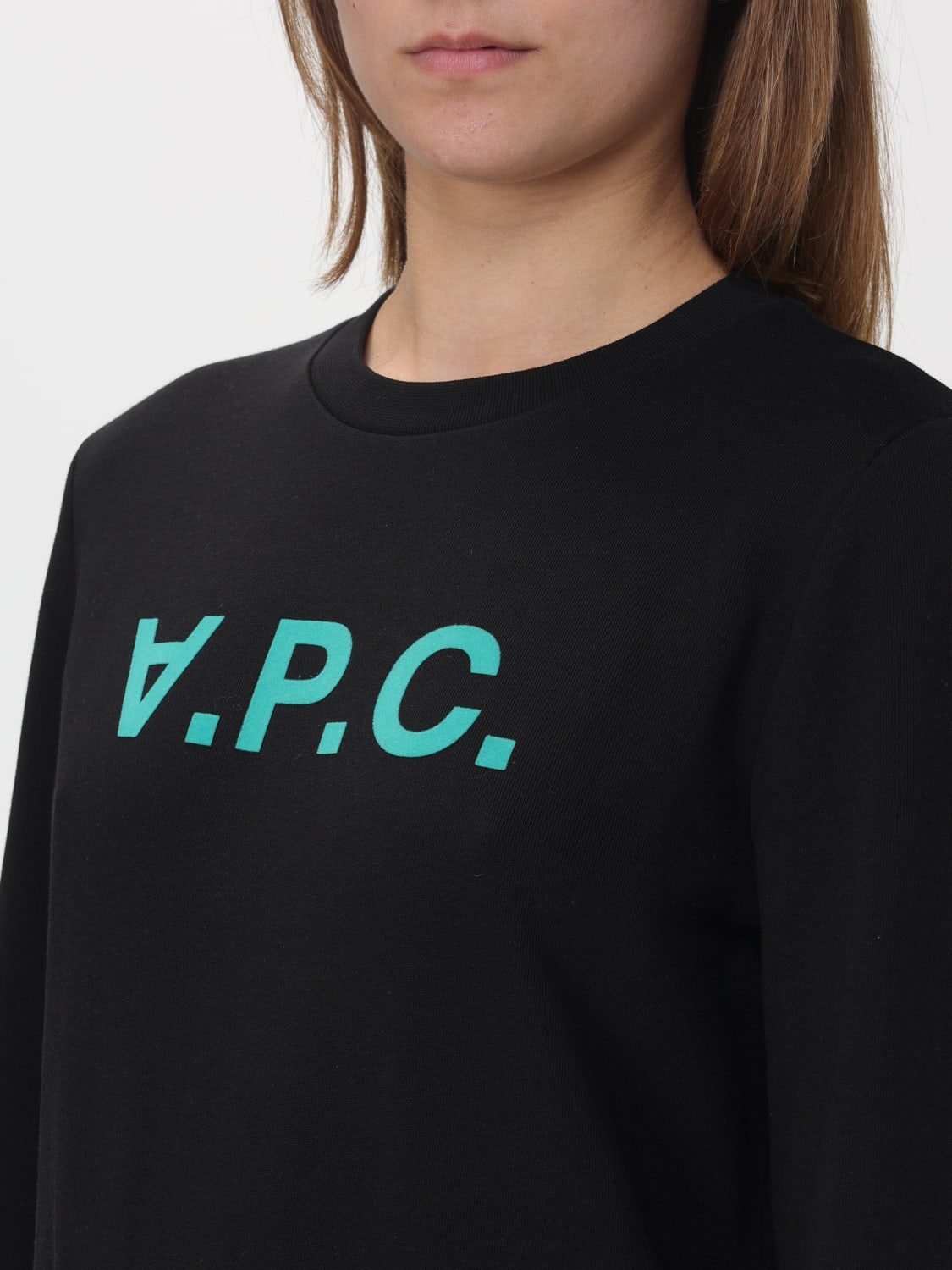 A.P.C. SWEATSHIRT: Sweater woman A.P.C., Black 1 - Img 3