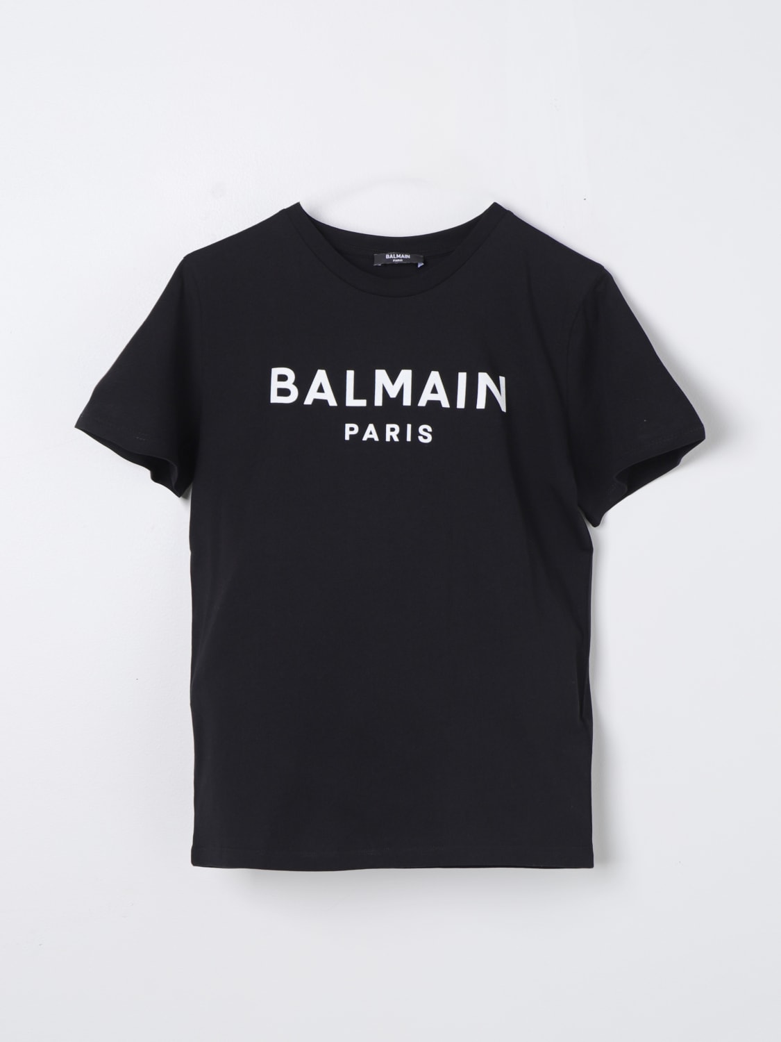 BALMAIN CAMISETA: Camisetas niños Balmain Kids, Negro - Img 1