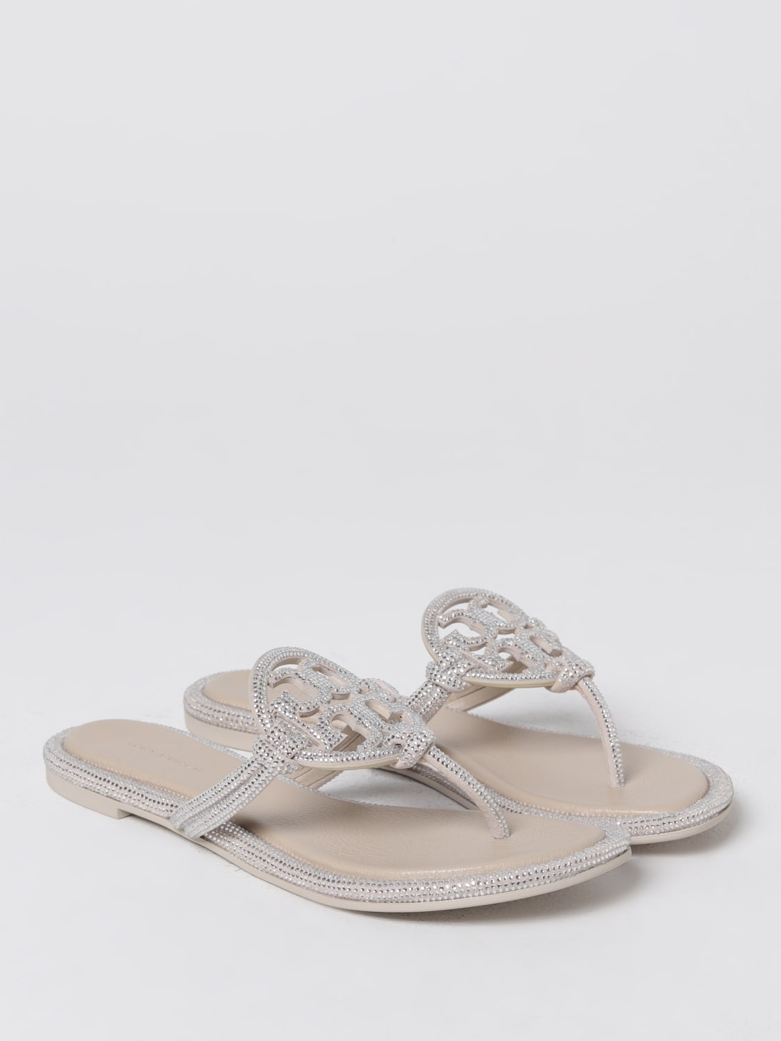Tory burch miller sandals with rhinestones on sale