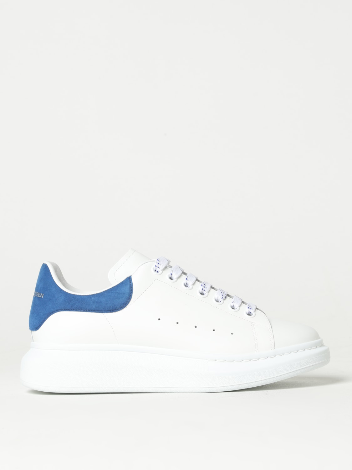 MCQUEEN: Larry leather sneakers - White 1 | McQueen sneakers