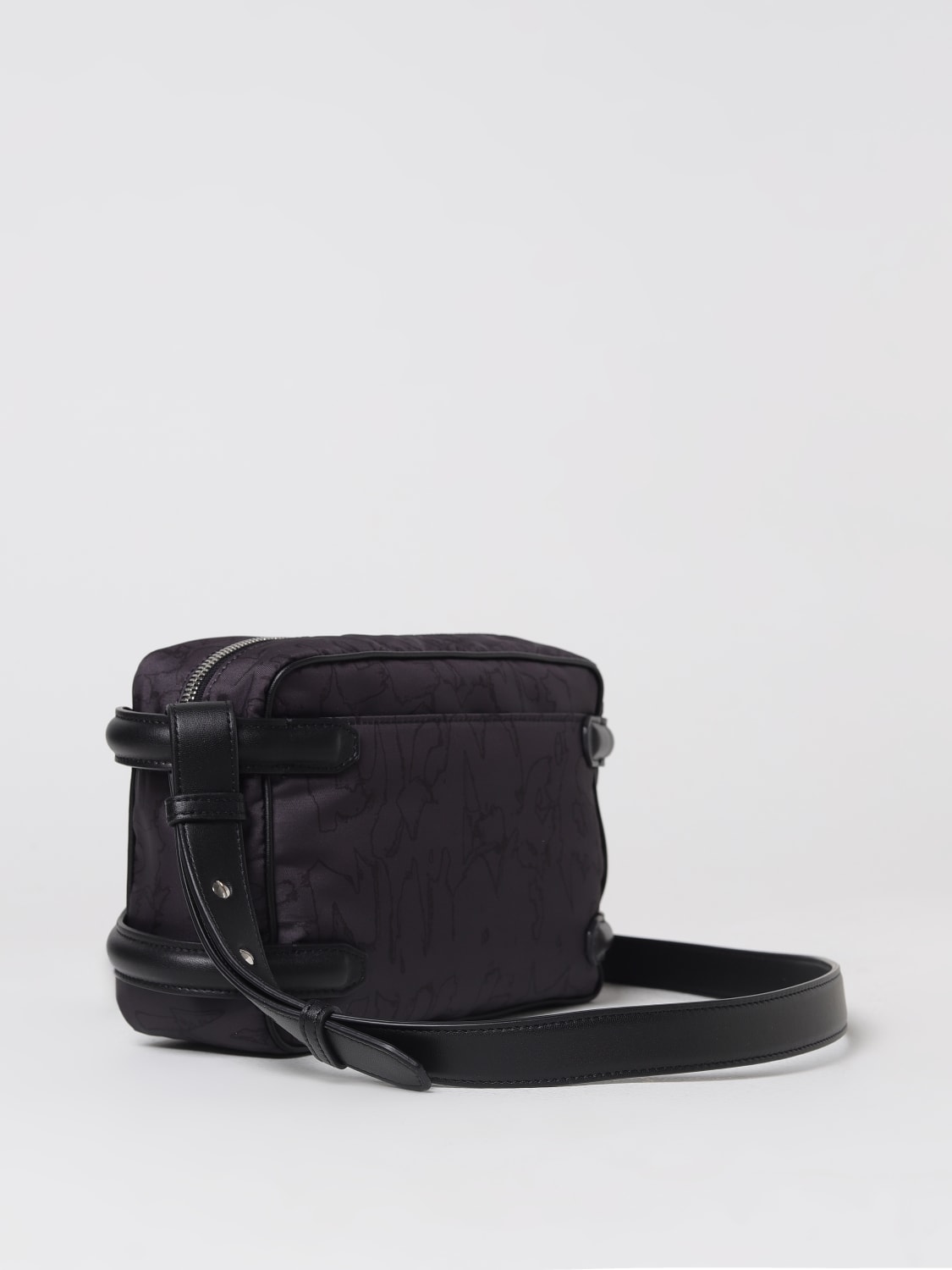 ショルダーバッグ alexander mcqueen SHOULDER BAG (7262921AAQ0 1000) McQueen Outlet: bag in nylon and leather - Black | McQueen