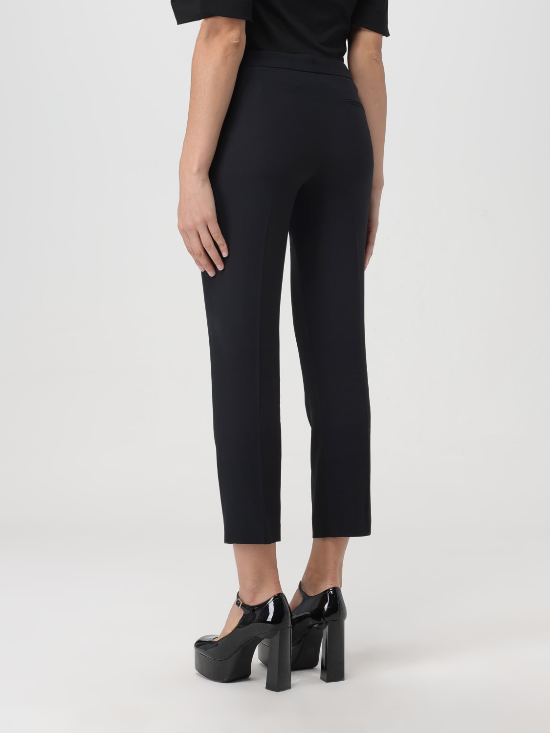 パンツ ALEXANDER MCQUEEN Woman Pants Black 737345QEAAA 1000 MCQUEEN: Pants woman - Black | McQueen pants 737345QEAAA