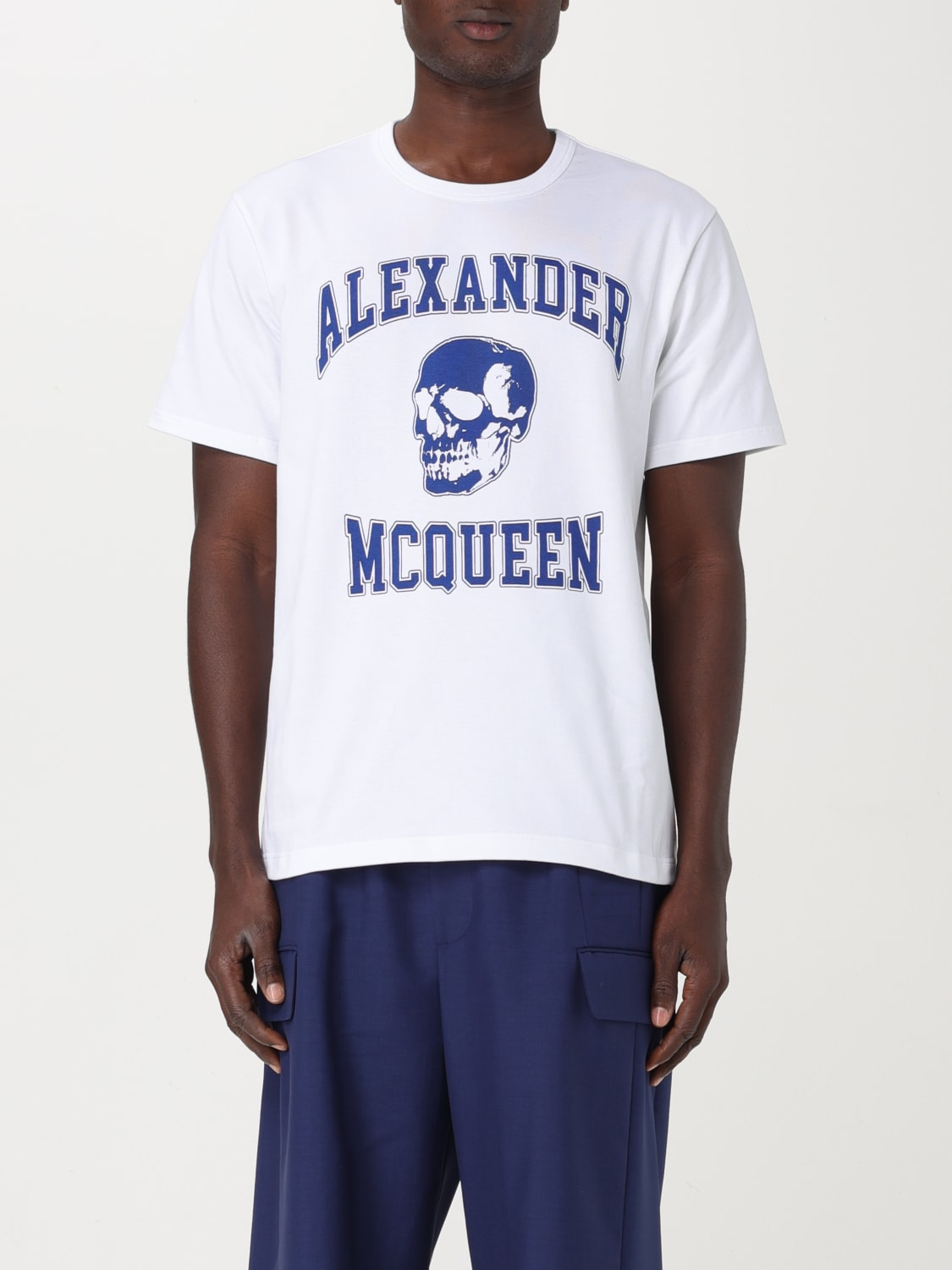 McQueen Outlet: T-shirt men - White | McQueen t-shirt