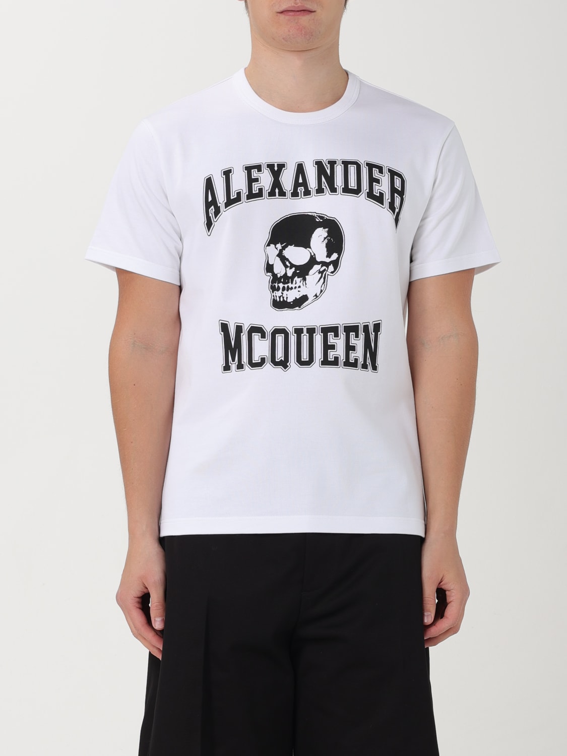 Tシャツ・カットソー ALEXANDER MCQUEEN Men T Shirts 759442QTAAW0963 White McQueen Outlet: T-shirt men - White 1 | McQueen t-shirt