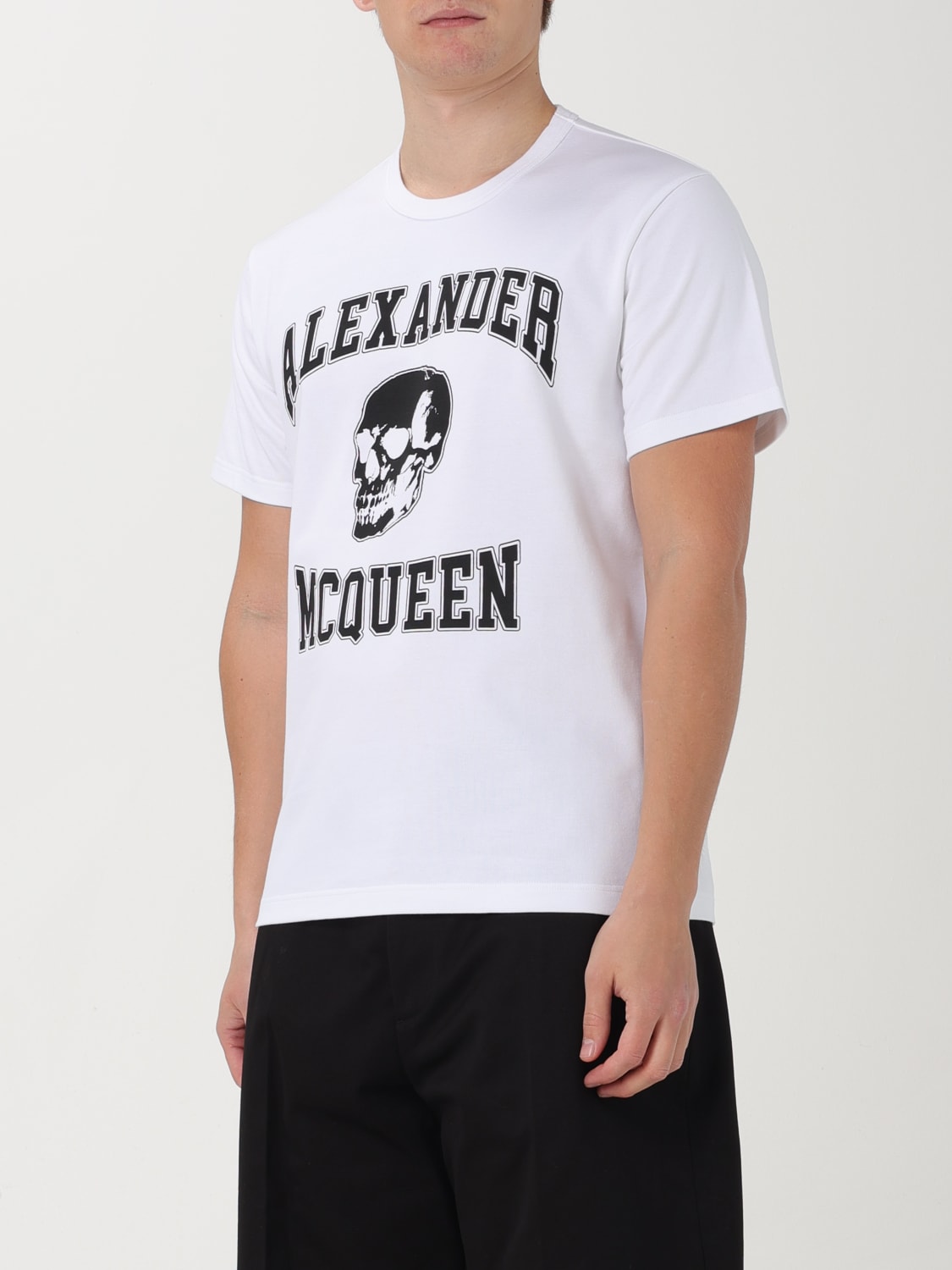 MCQUEEN Tシャツ: Tシャツ メンズ McQueen, ホワイト 1 - Img 4