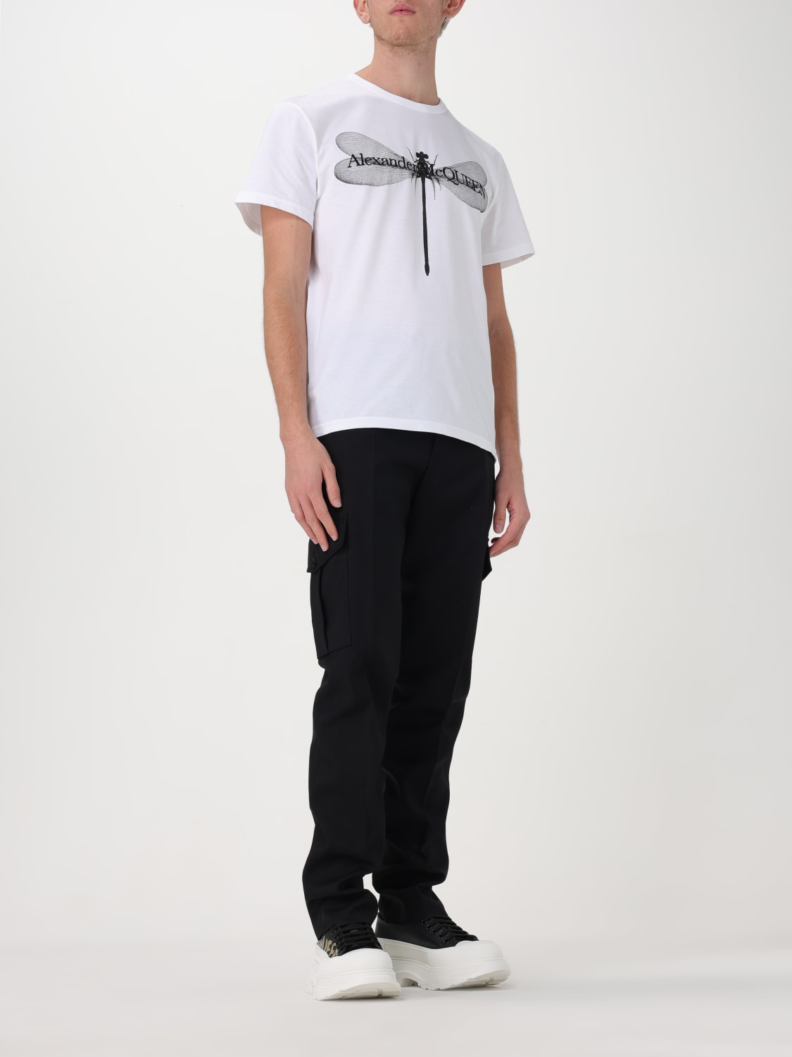 ALEXANDER MCQUEEN Tシャツ: Tシャツ メンズ Alexander McQueen, ホワイト - Img 2