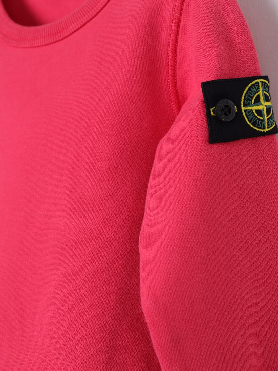 Stone Island Ivory Cotton Sweatshirt
