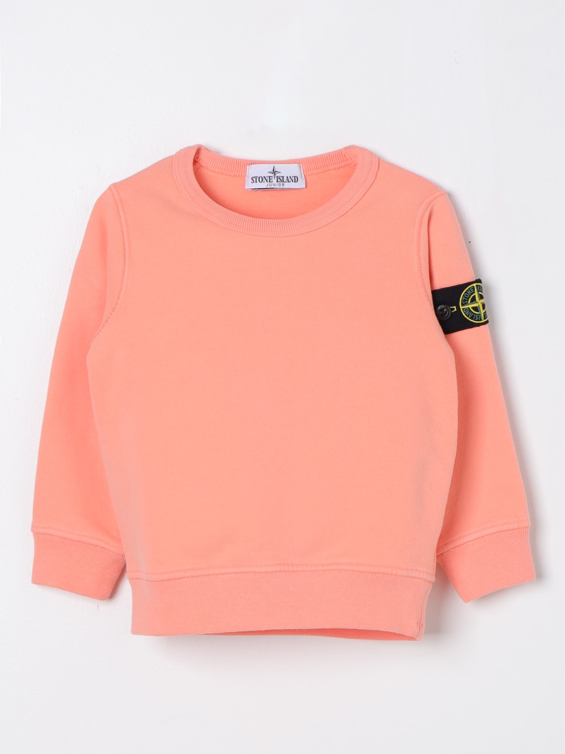 Stone Island Junior Outlet Sweater kids Salmon Stone Island Junior sweater 61320 online at GIGLIO.COM