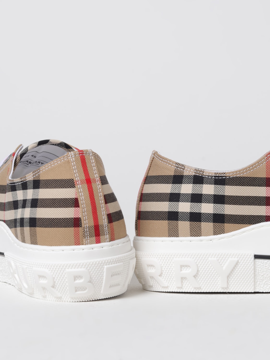 BURBERRY SNEAKERS: Sneakers herren Burberry, Beige - Img 4