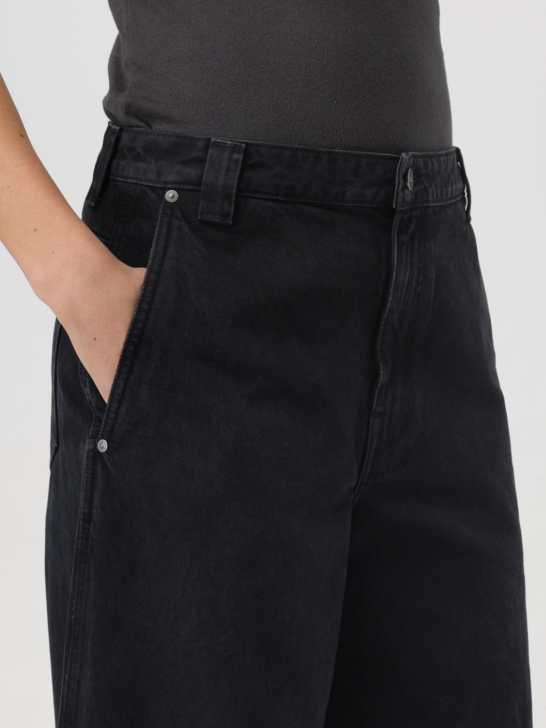 デニム・ジーパン KHAITE Woman Jeans Black 1127913091W913 091 Khaite Outlet: Jeans woman - Black | Khaite jeans