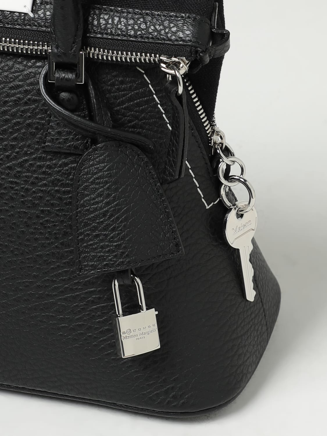 MAISON MARGIELA SAC À MAIN: Sac porté main femme Maison Margiela, Noir - Img 4