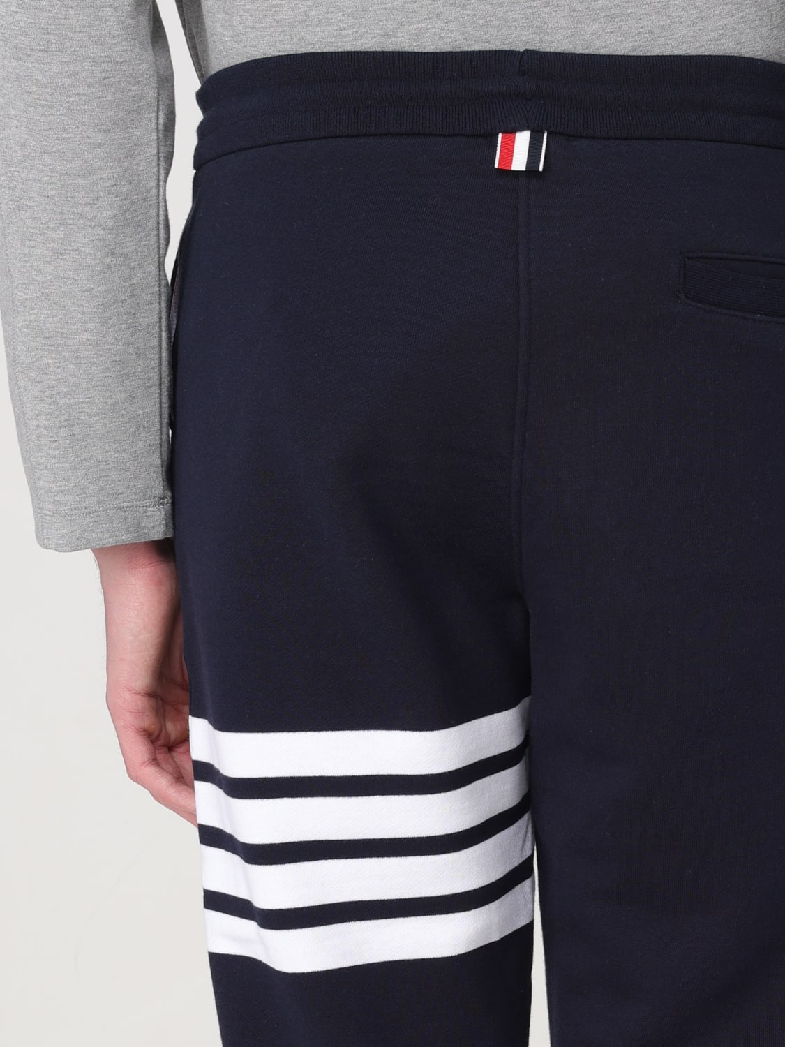 THOM BROWNE PANTALONE: Pantalone Thom Browne in cotone , Blue - Img 5