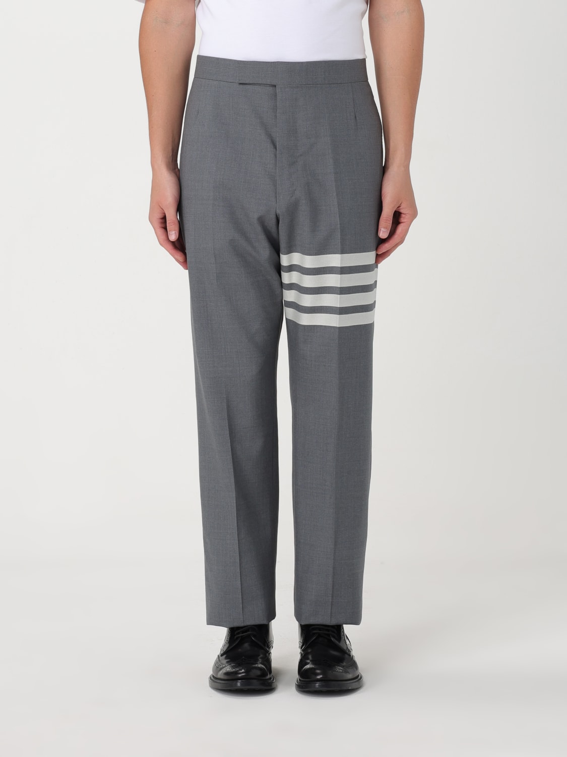 THOM BROWNE PANTS: Pants men Thom Browne, Grey - Img 1