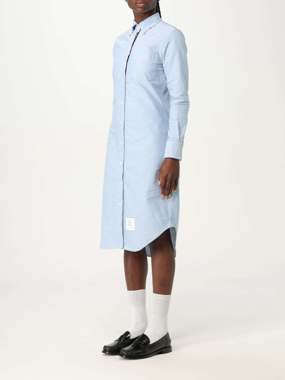 THOM BROWNE ABITO: Abito Chemisier Thom Browne, Blue - Img 3
