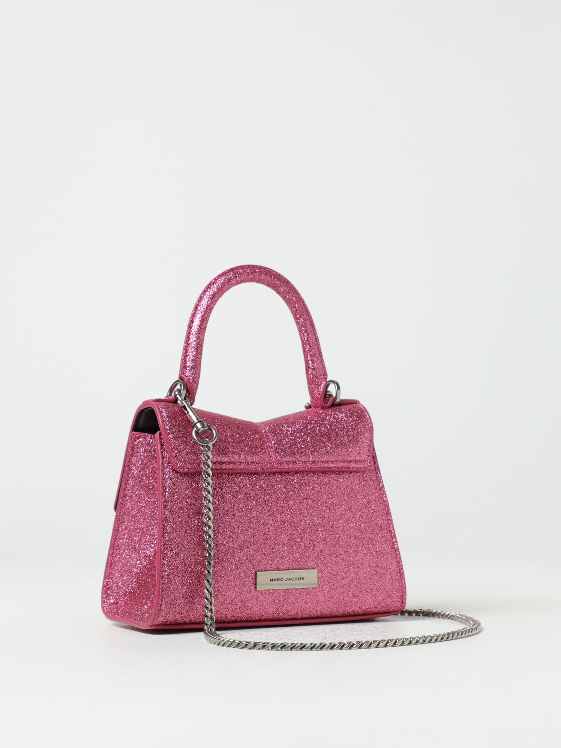 MARC JACOBS MINI BAG: Marc Jacobs St. Marc Mini bag in glitter, Pink - Img 2