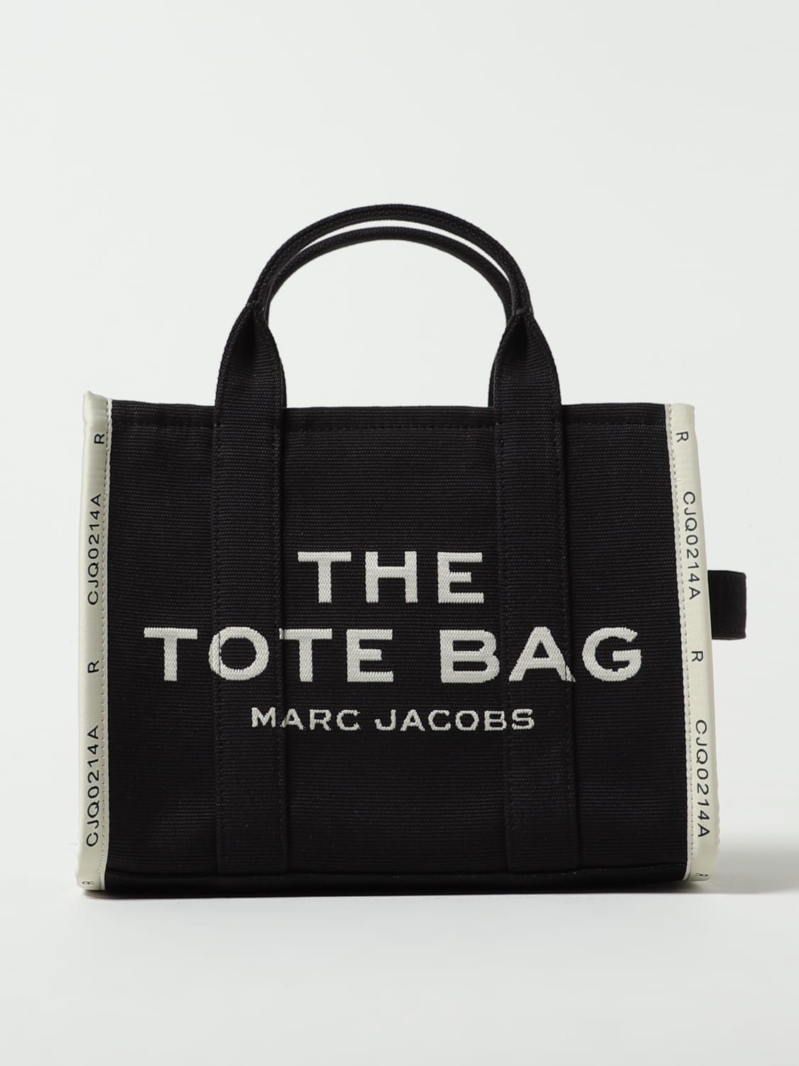 Marc Jacobs Outlet: The Jacquard Medium Tote Bag in canvas - Black | Marc  Jacobs handbag M0017027 online at GIGLIO.COM