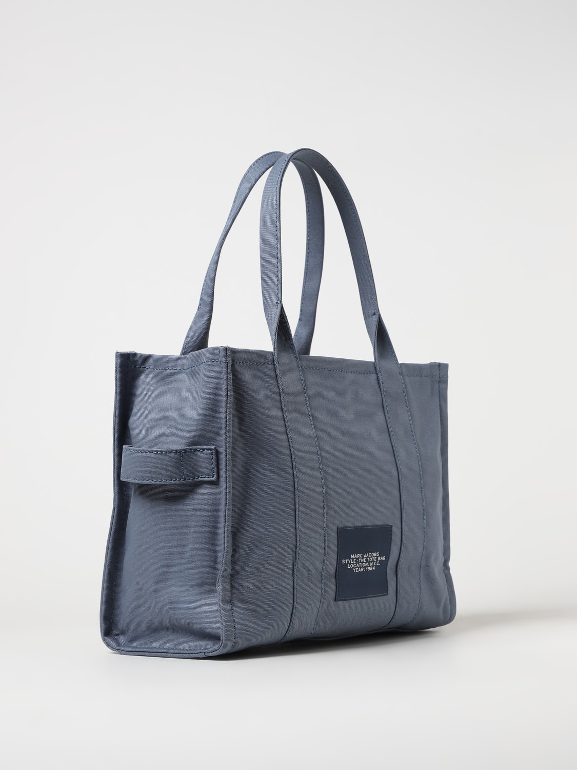 トートバッグ MARC JACOBS Woman Tote bags Blue M0016156 481 MARC JACOBS The Large Tote Blue Shadow M0016156