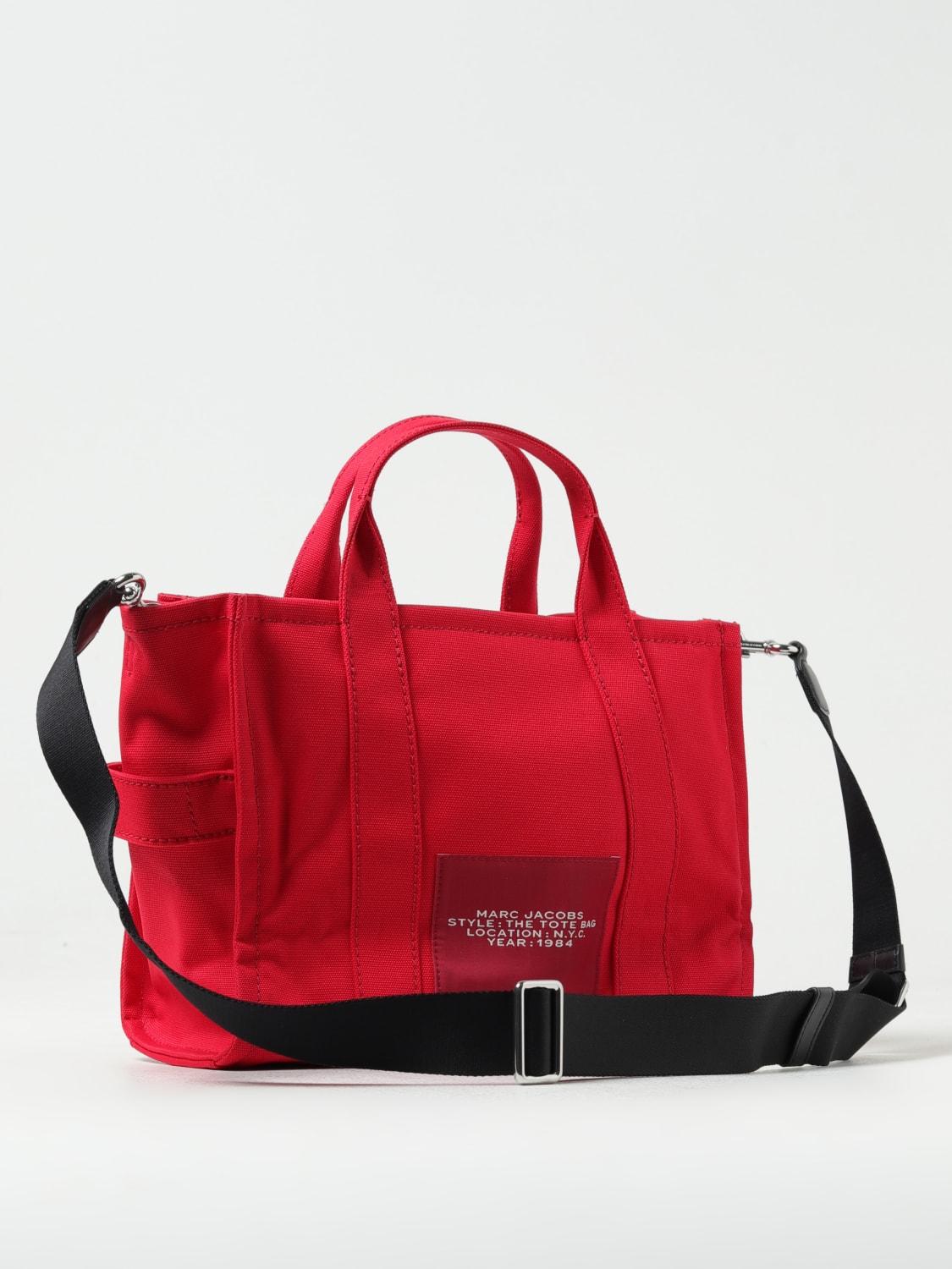 MARC JACOBS HANDBAG: Marc Jacobs The Medium Tote Bag in canvas, Red - Img 2