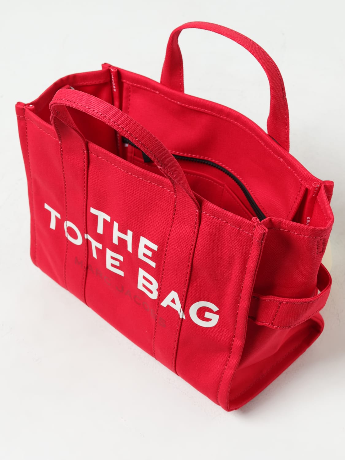 MARC JACOBS HANDBAG: Marc Jacobs The Medium Tote Bag in canvas, Red - Img 3