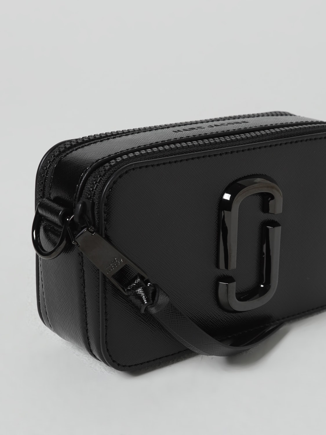 MARC JACOBS バックパック 黒 MARC JACOBS: bag in synthetic saffiano leather - Black