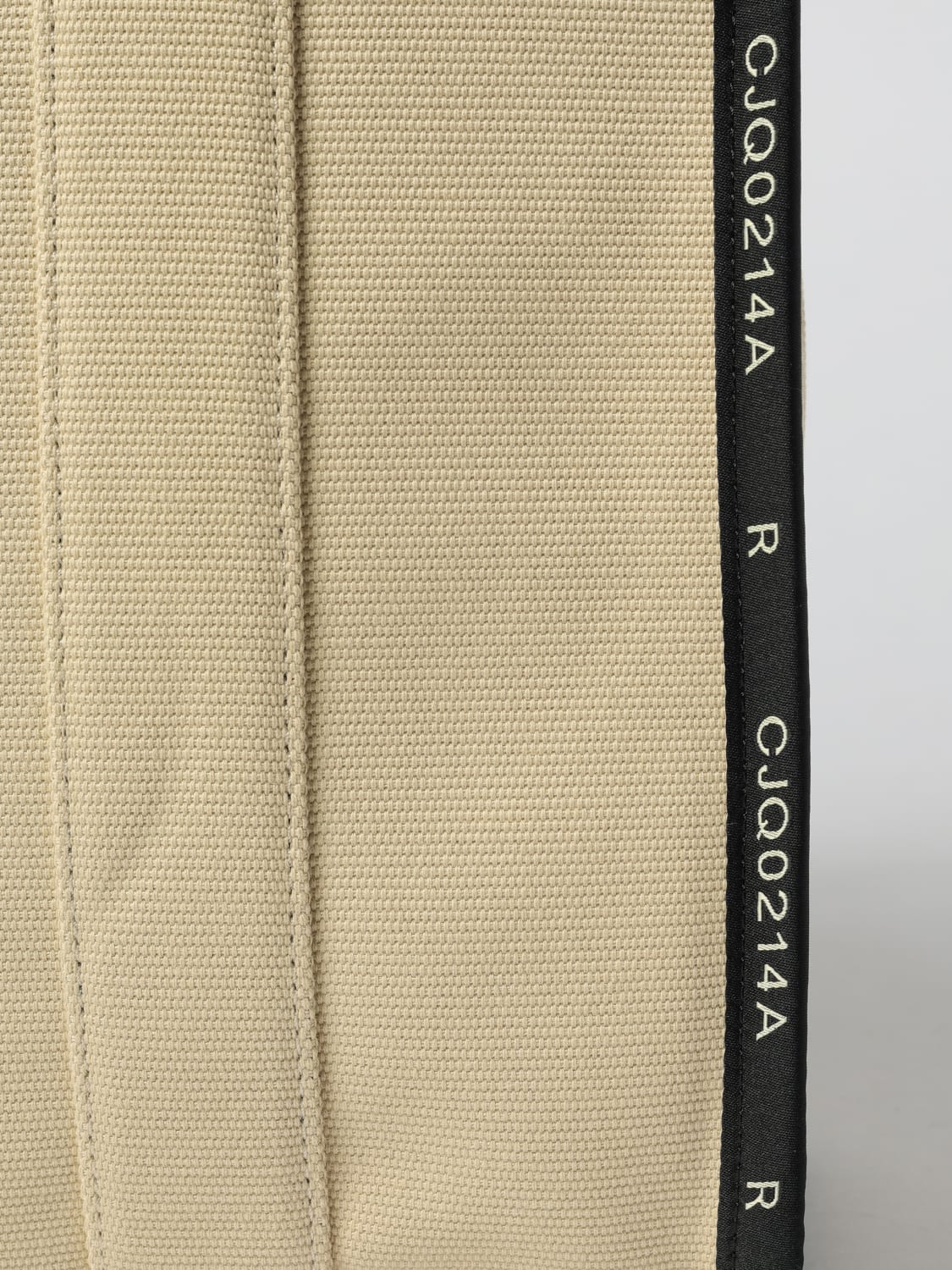 MARC JACOBS TOTE BAG: Marc Jacobs iThe Large Tote Bag n canvas with jacquard logo, Beige - Img 3