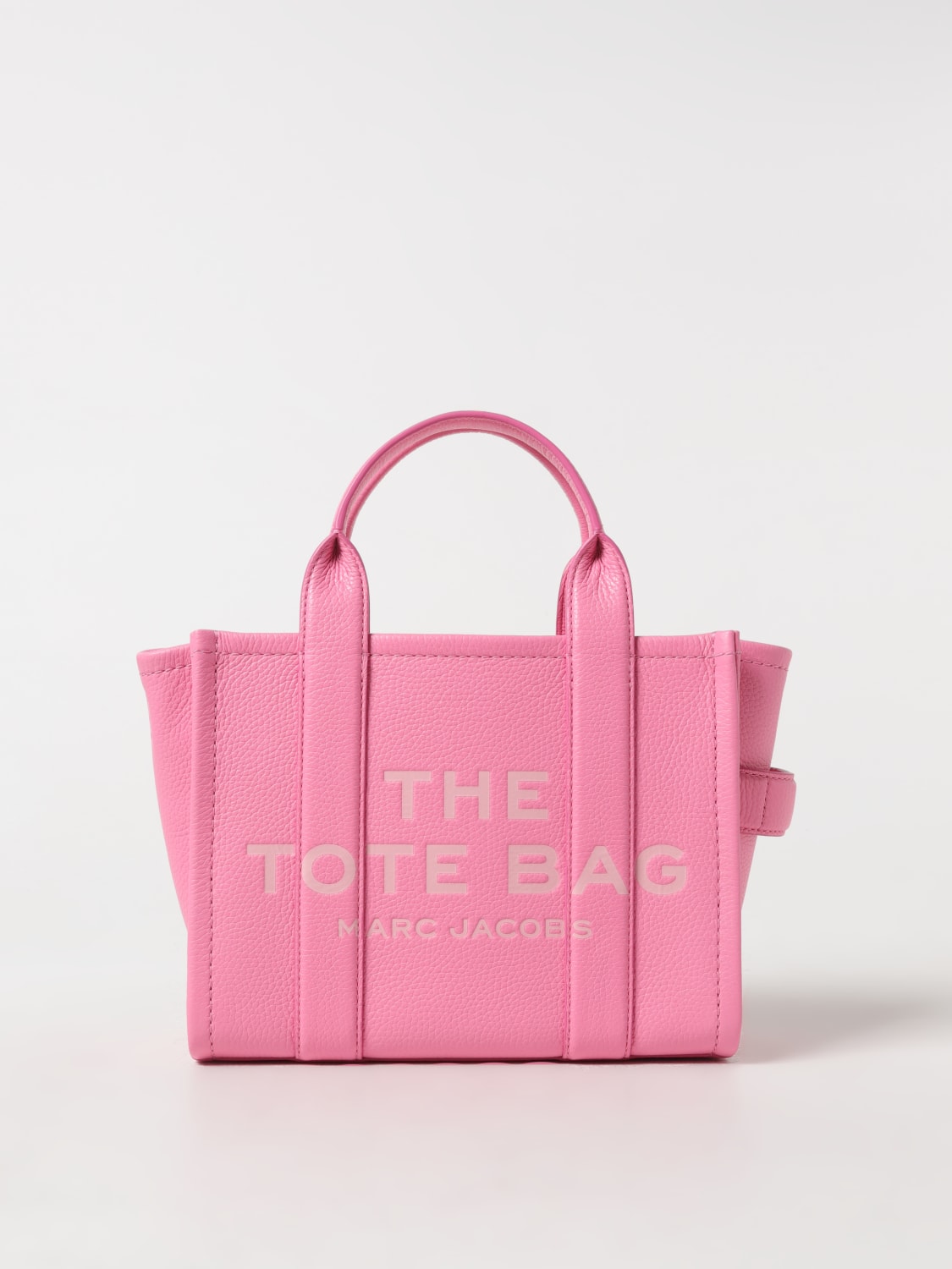 MARC JACOBS: The Small Tote Bag in grained leather - Blush Pink | Marc ...