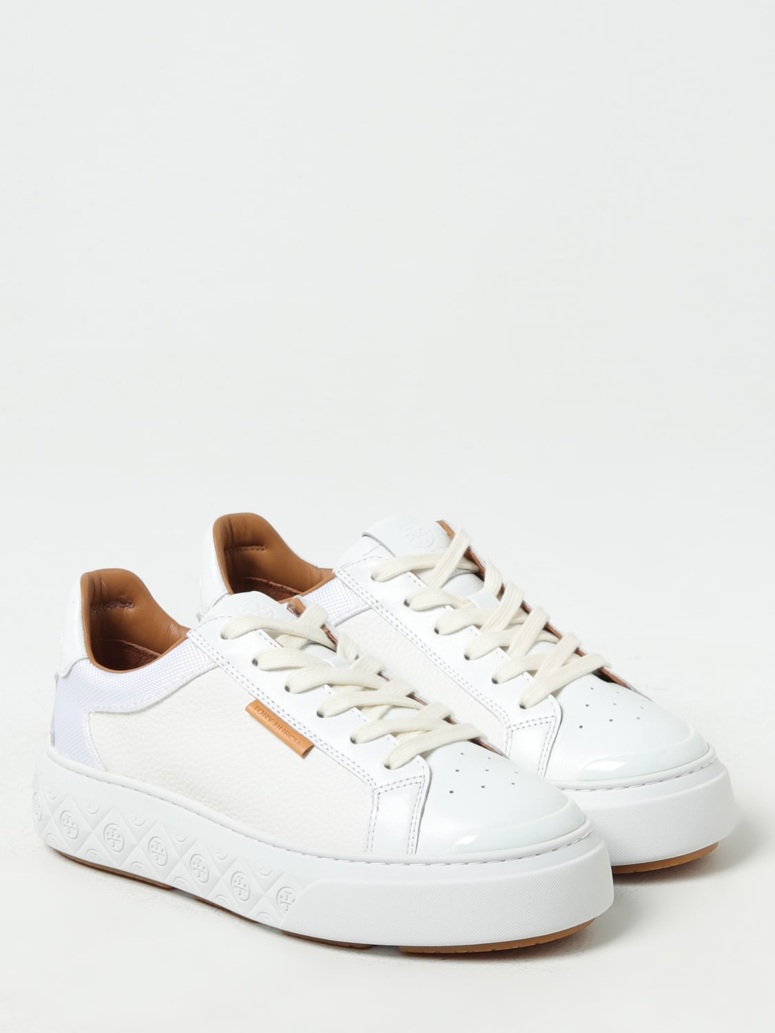 Tory Burch Outlet: Ladybug sneakers in grained leather