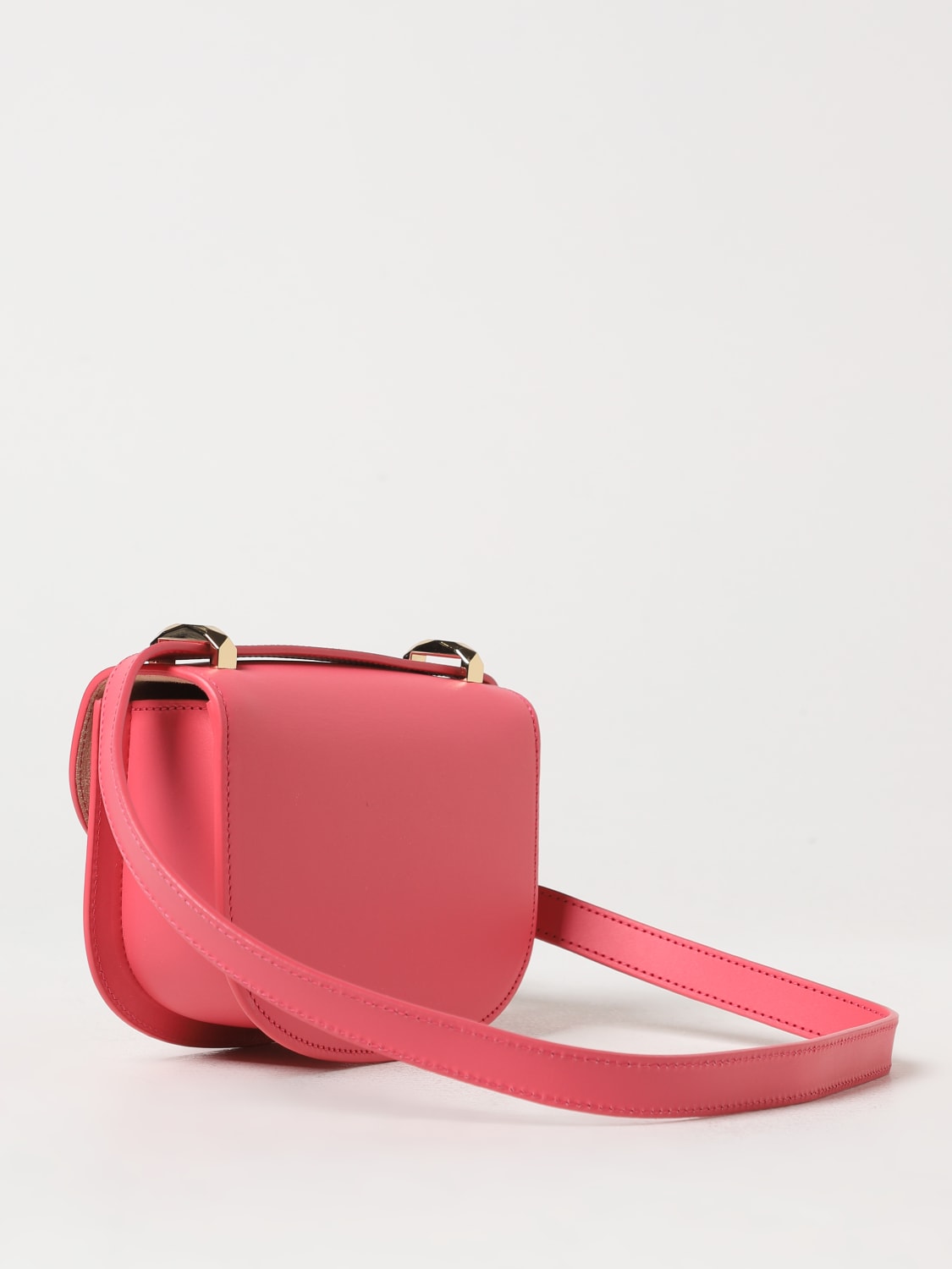 A.P.C. MINI BAG: A.P.C. Genève Leather bag, Fuchsia - Img 2