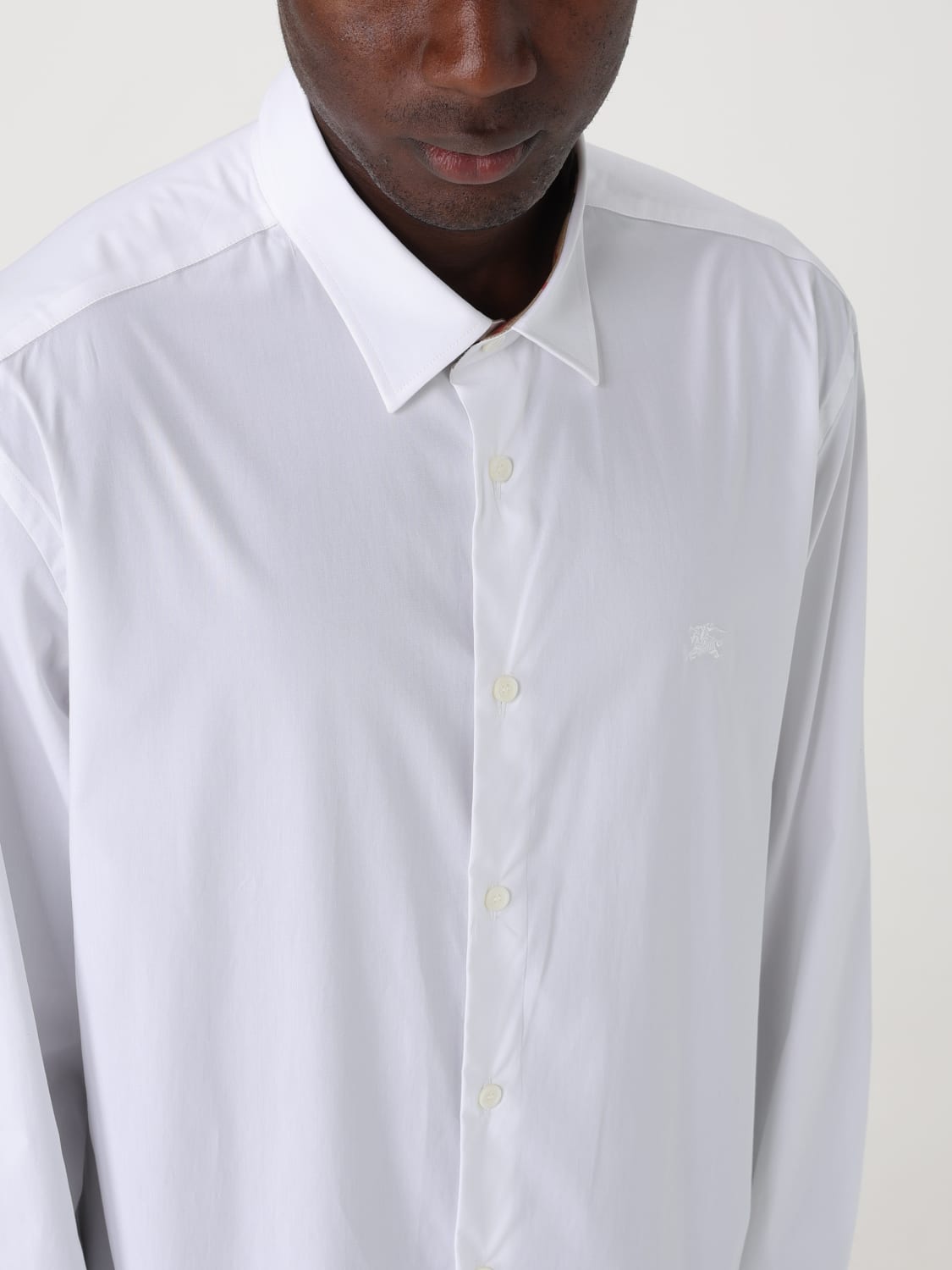 BURBERRY SHIRT: Shirt men Burberry, White - Img 5