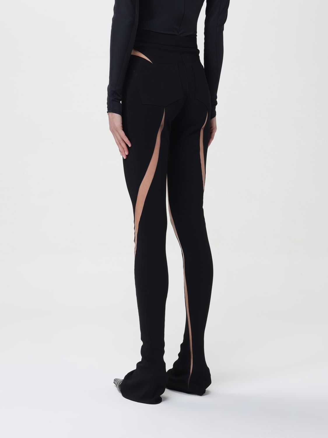 MUGLER PANTS: Pants woman Mugler, Black - Img 3