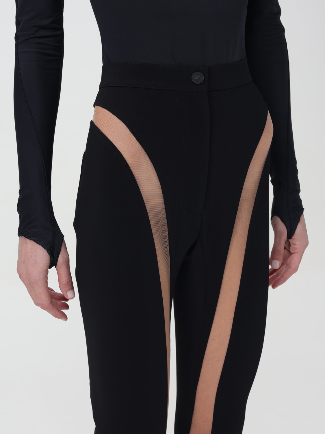 MUGLER PANTS: Pants woman Mugler, Black - Img 5