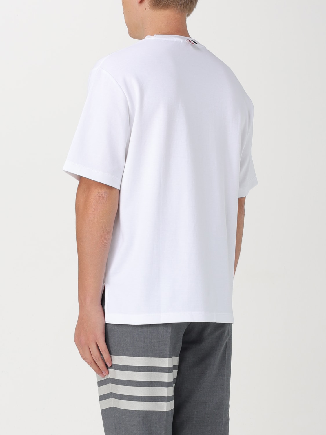 THOM BROWNE: T-shirt men - White | Thom Browne t-shirt