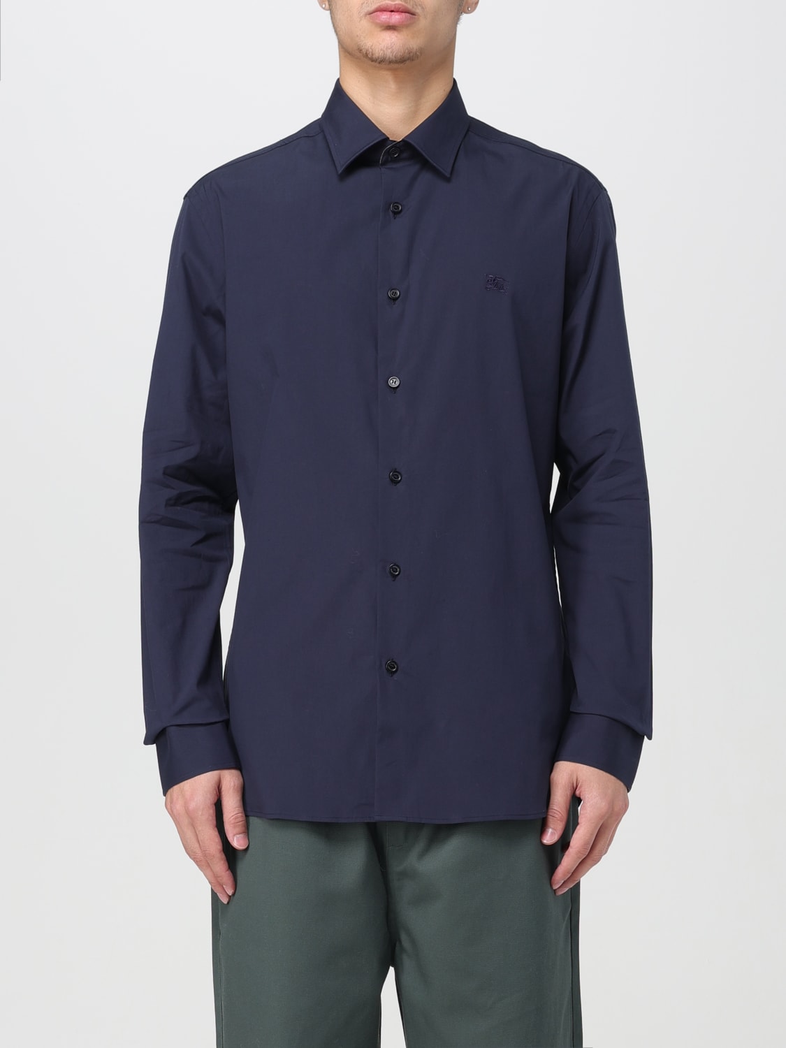 Outlet de Burberry Camisa hombre Azul Oscuro Camisa Burberry 8071800 en linea en GIGLIO.COM