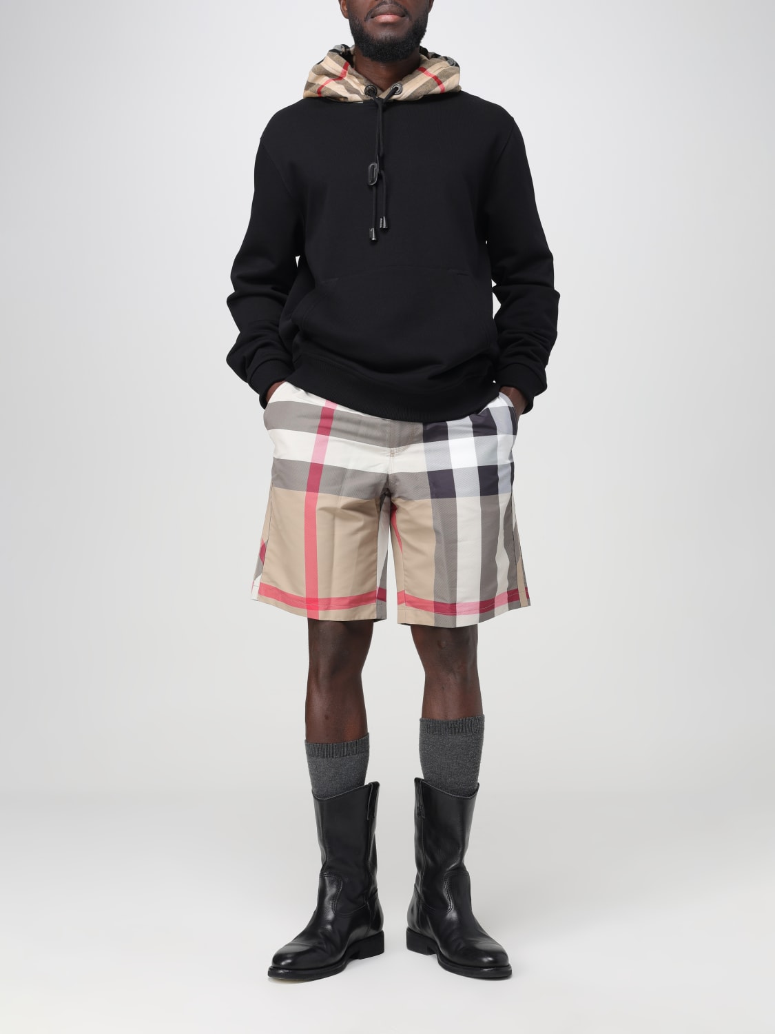 BURBERRY SUDADERA: Sudadera hombre Burberry, Negro - Img 2