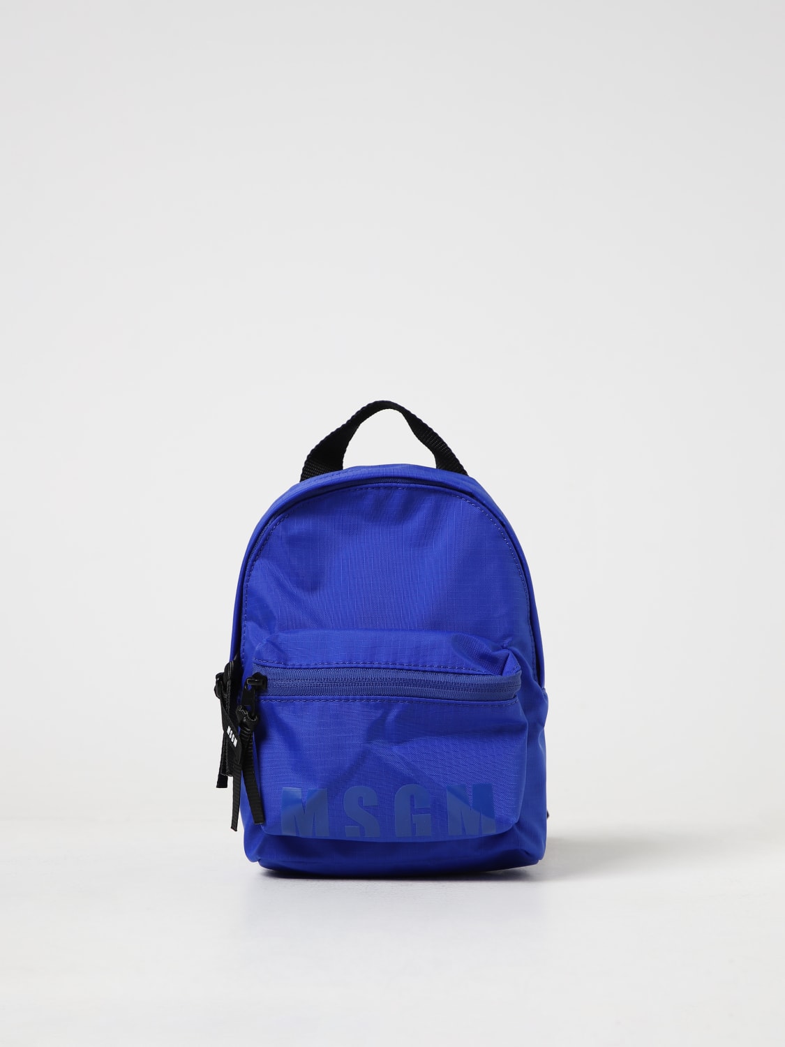 MSGM BACKPACK: MSGM backpack in nylon, Blue - Img 1