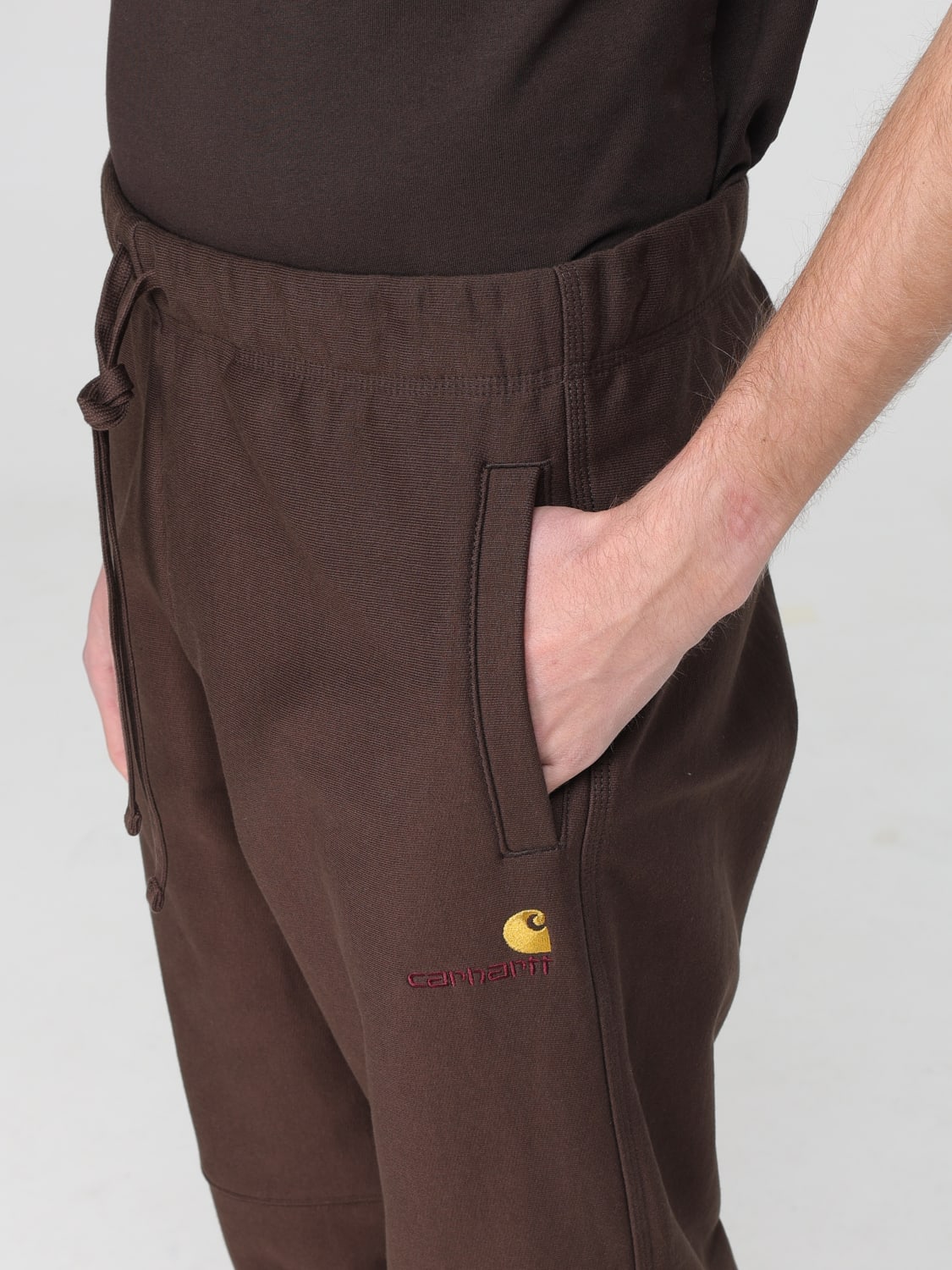 CARHARTT WIP PANTS: Pants men Carhartt Wip, Brown - Img 4