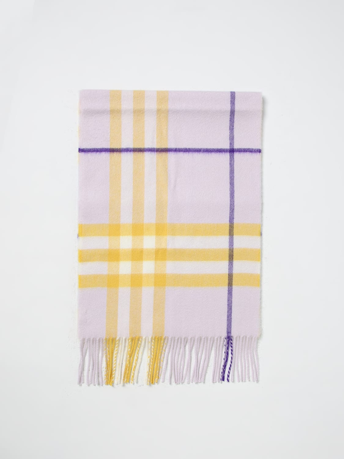 BURBERRY SCARF: Scarf men Burberry, Yellow - Img 1