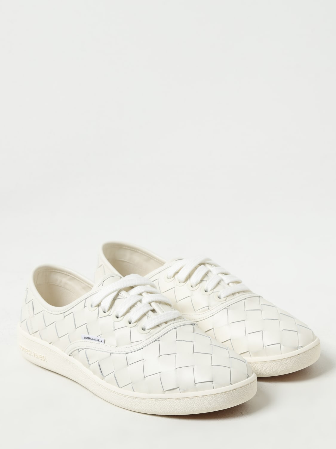 BOTTEGA VENETA SNEAKERS: Bottega Veneta sneakers in woven leather, White - Img 2