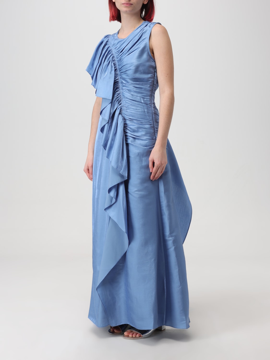 ULLA JOHNSON DRESS: Dress woman Ulla Johnson, Blue - Img 3