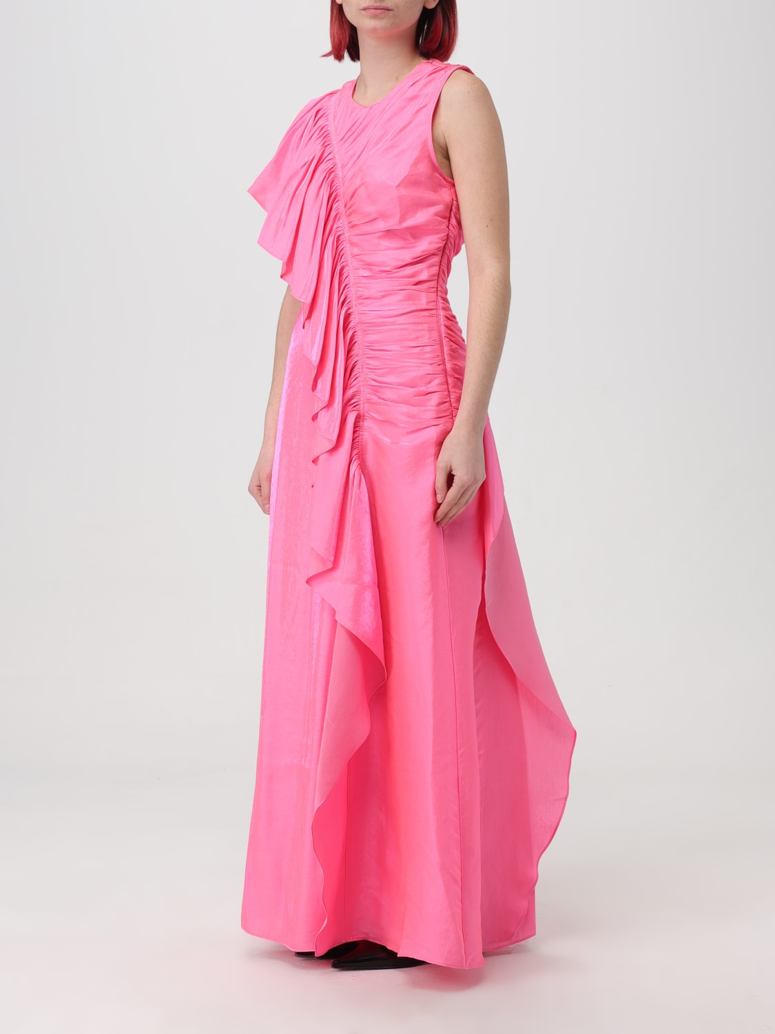 ULLA JOHNSON ROBE: Robes femme Ulla Johnson, Rose - Img 3