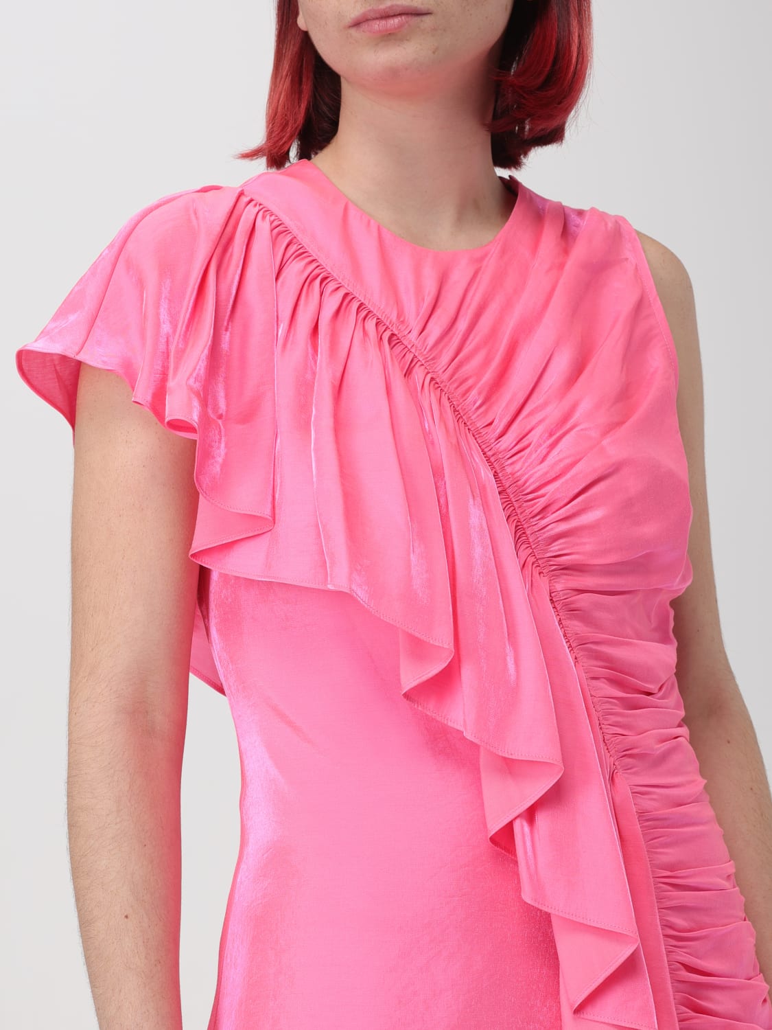 ULLA JOHNSON ROBE: Robes femme Ulla Johnson, Rose - Img 4