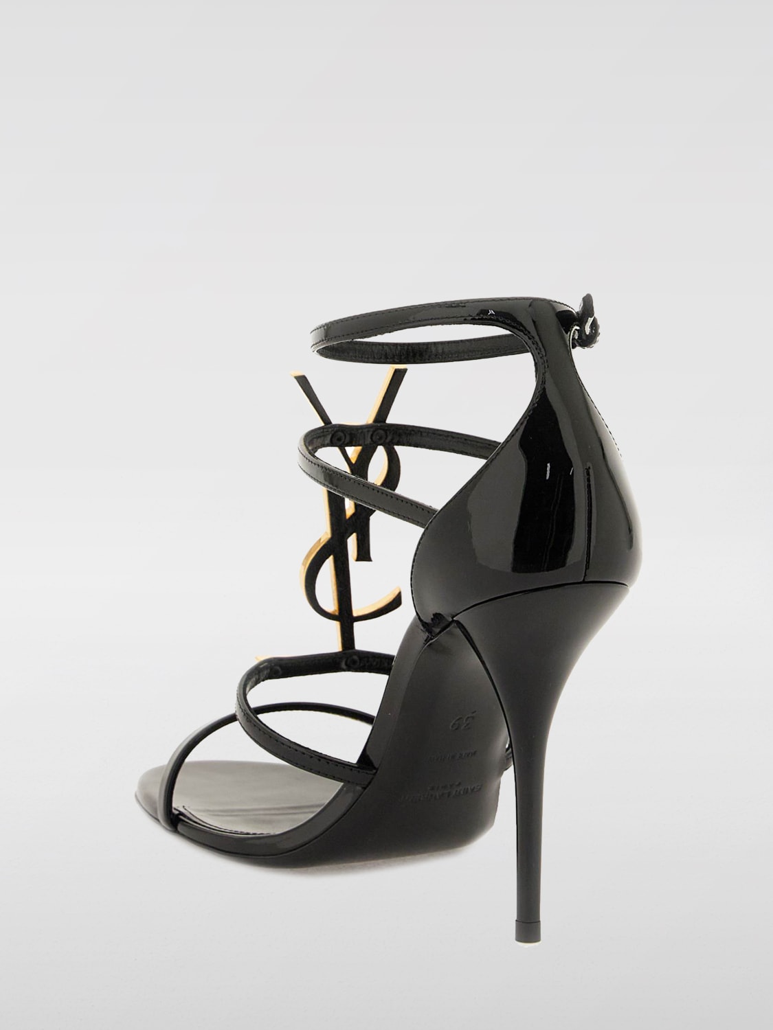 SAINT LAURENT HEELED SANDALS: Shoes woman Saint Laurent, Black - Img 3