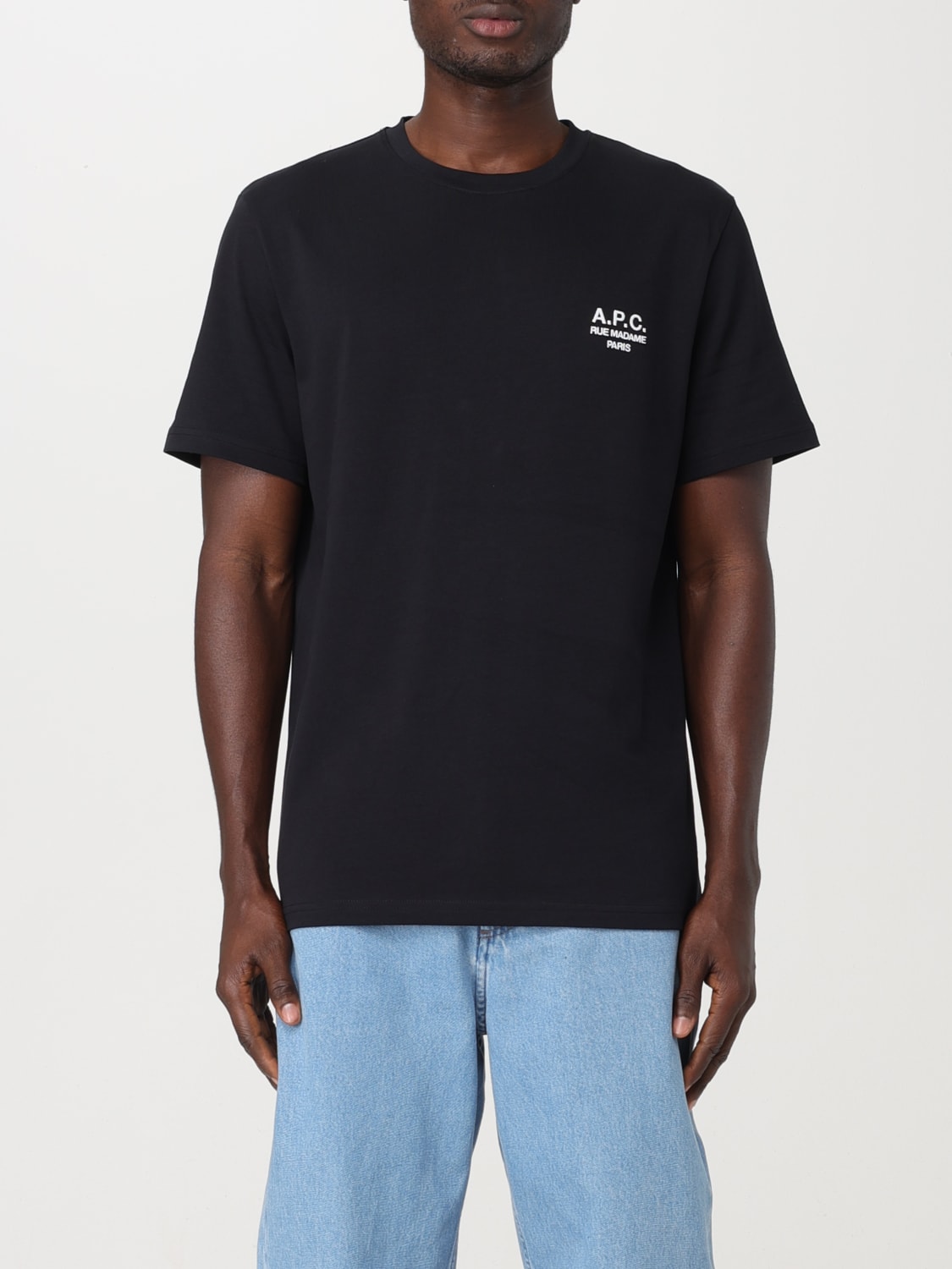 A.P.C.：Tシャツ メンズ - ブラック | GIGLIO.COMオンラインのA.P.C. T ...