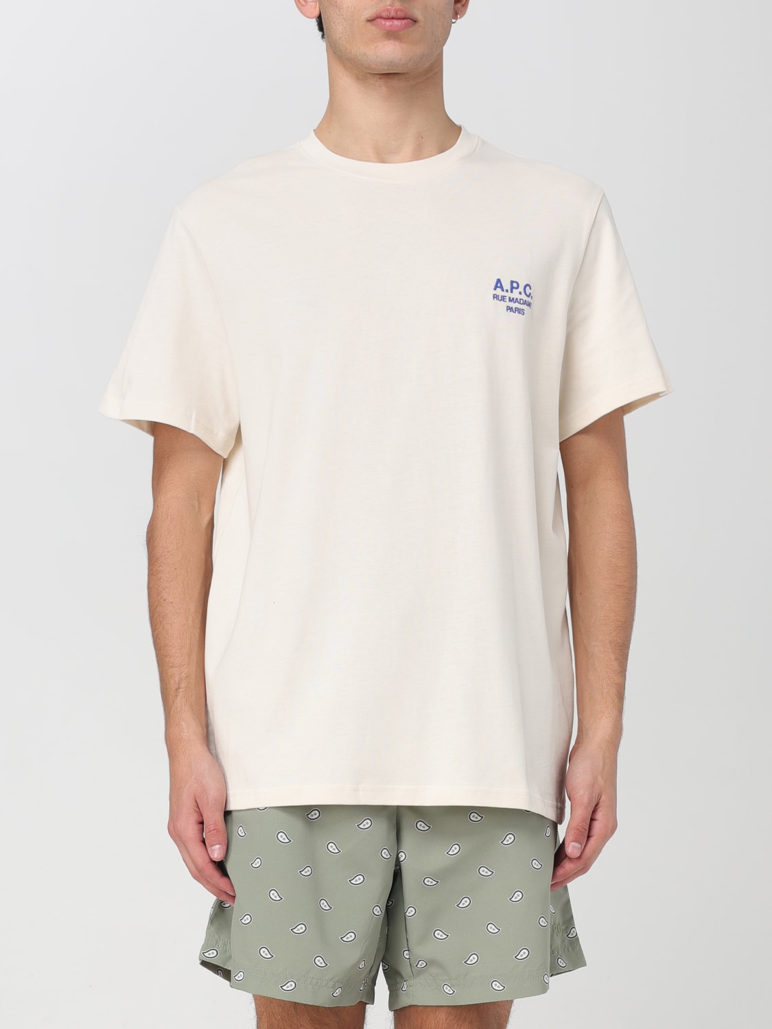 A.P.C. ホワイト Tシャツ M アーペーセー A.P.C. Tシャツ 定番 トップス ホワイト