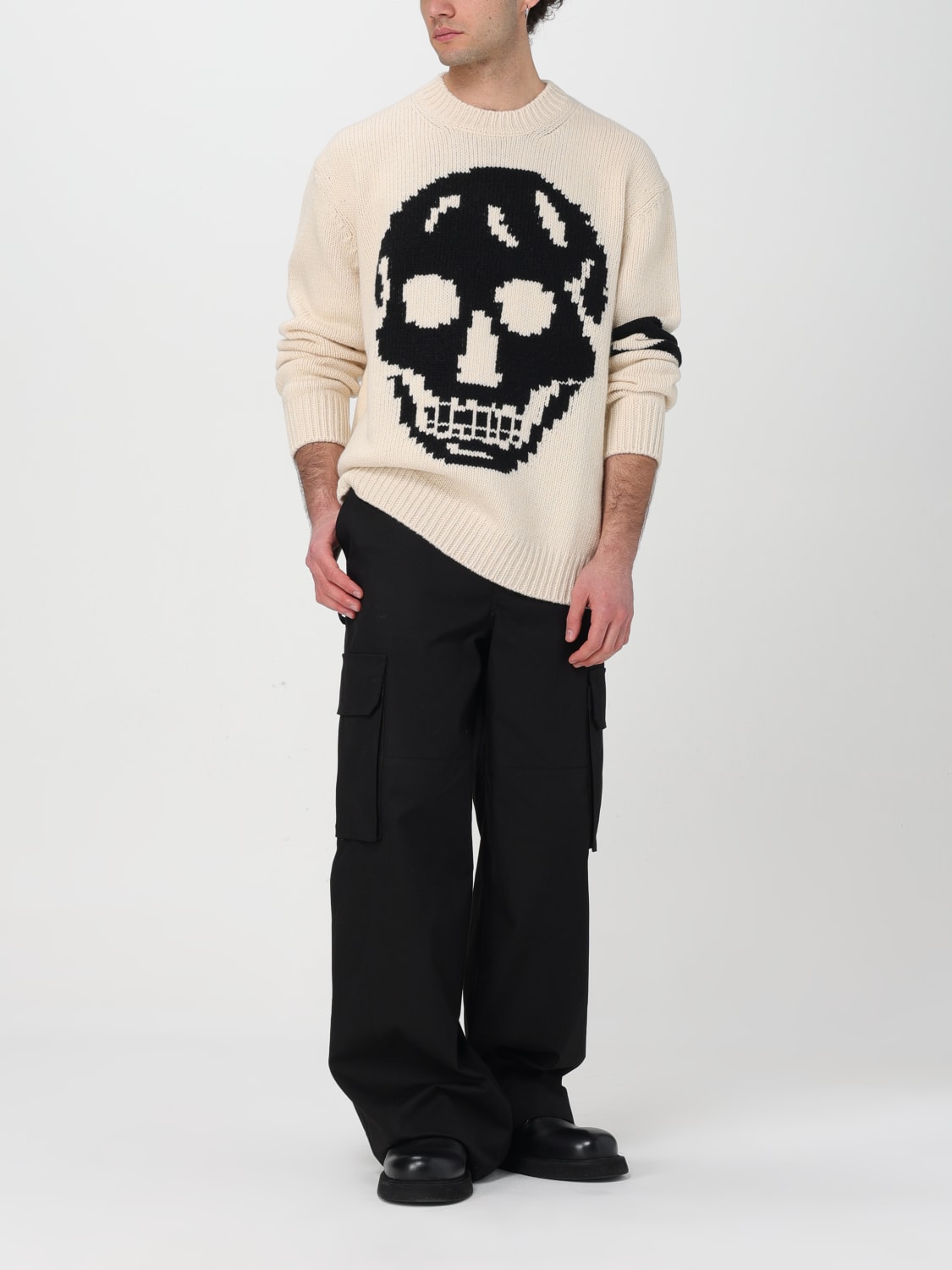 ALEXANDER MCQUEEN SWEATER: Sweater men Alexander McQueen, White - Img 2