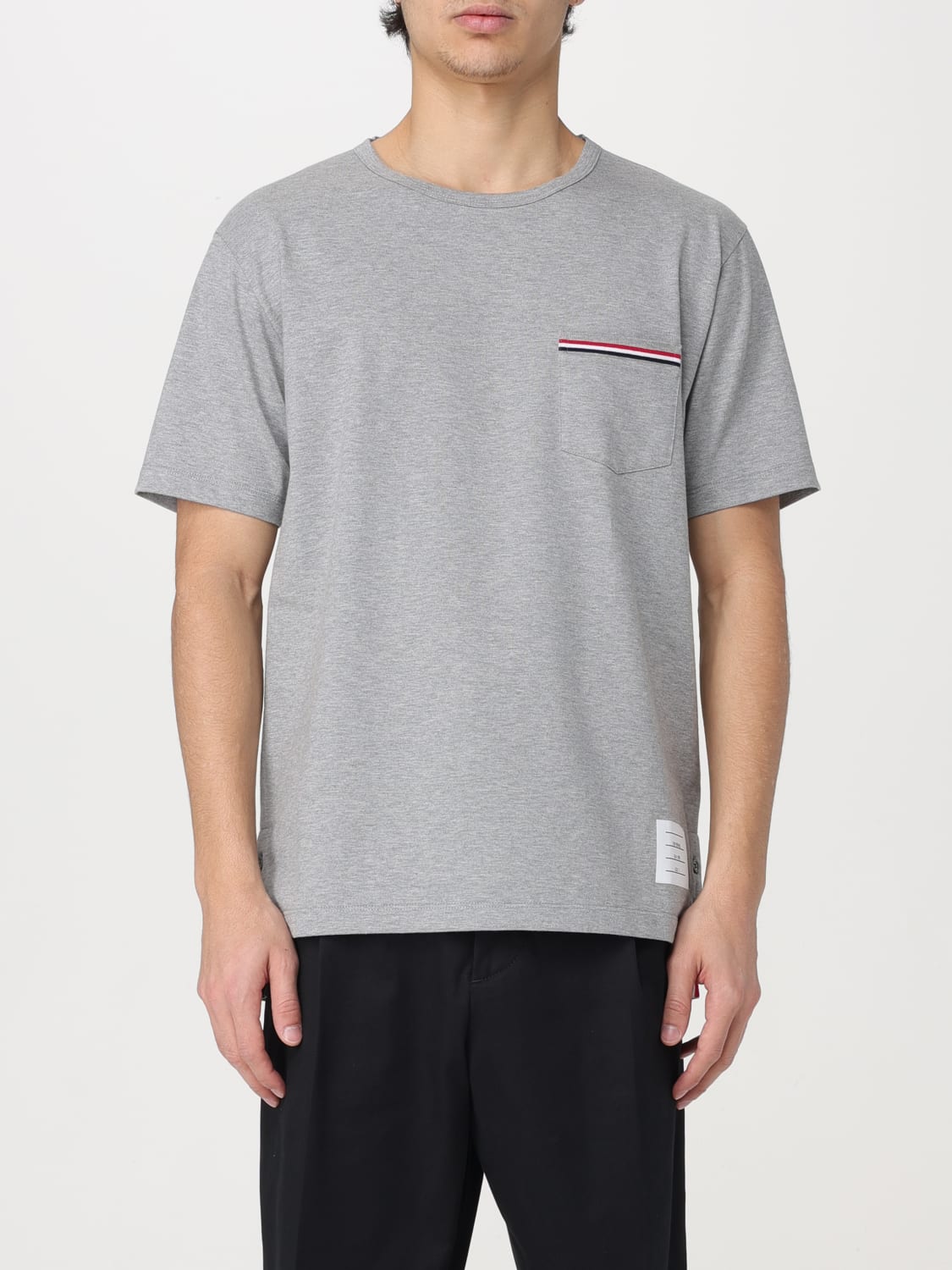 THOM BROWNE T-SHIRT: T-shirt men Thom Browne, Grey - Img 1